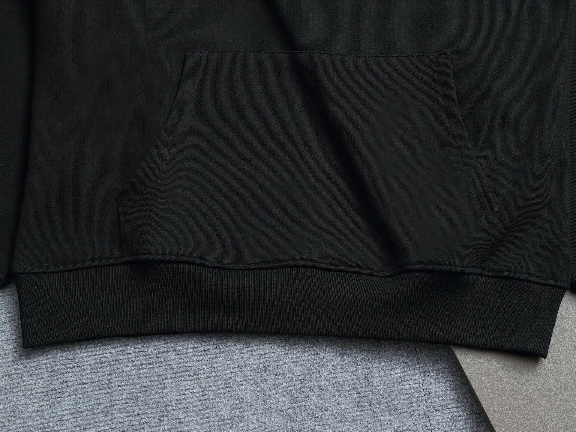 Embossed Logo Cotton-Jersey Hoodie D19021969 — view 4
