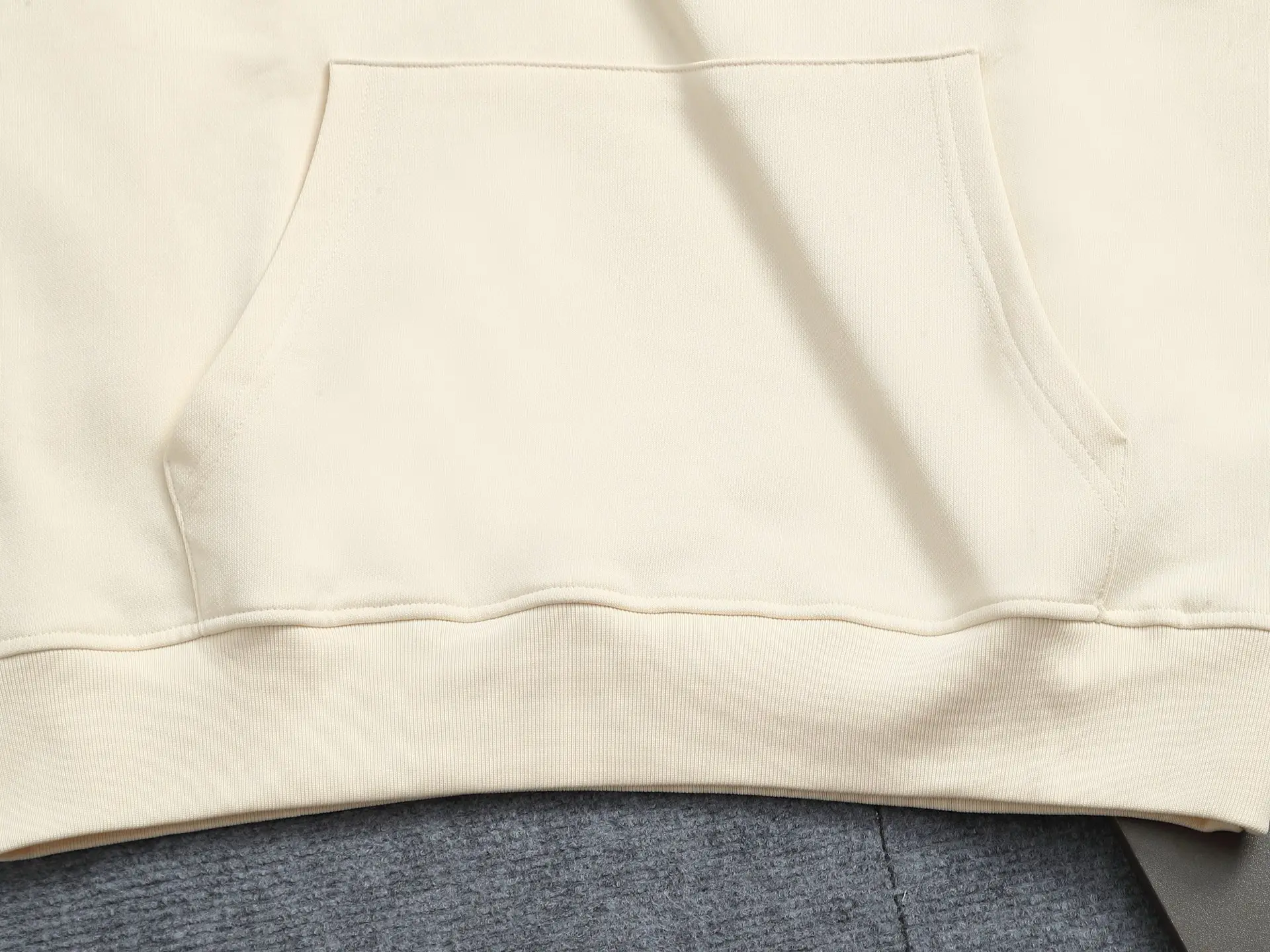 Monogram Embroidered Cotton-Blend Hoodie D19022004 — view 4