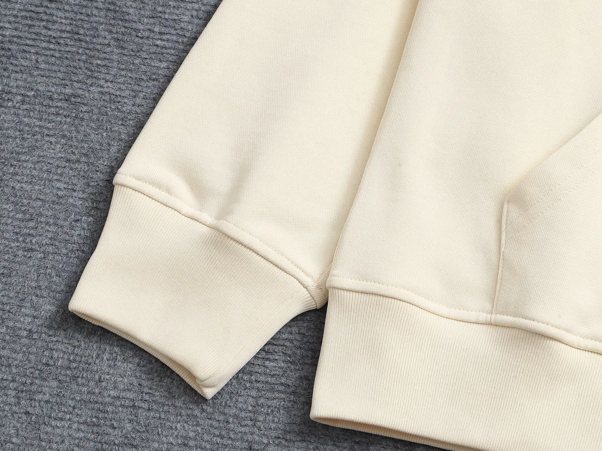 Monogram Embroidered Cotton-Blend Hoodie D19022004 — view 5