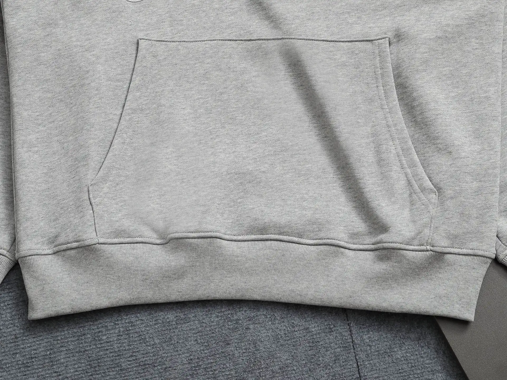Monogram Embroidered Cotton-Blend Hoodie D19022003 — view 4