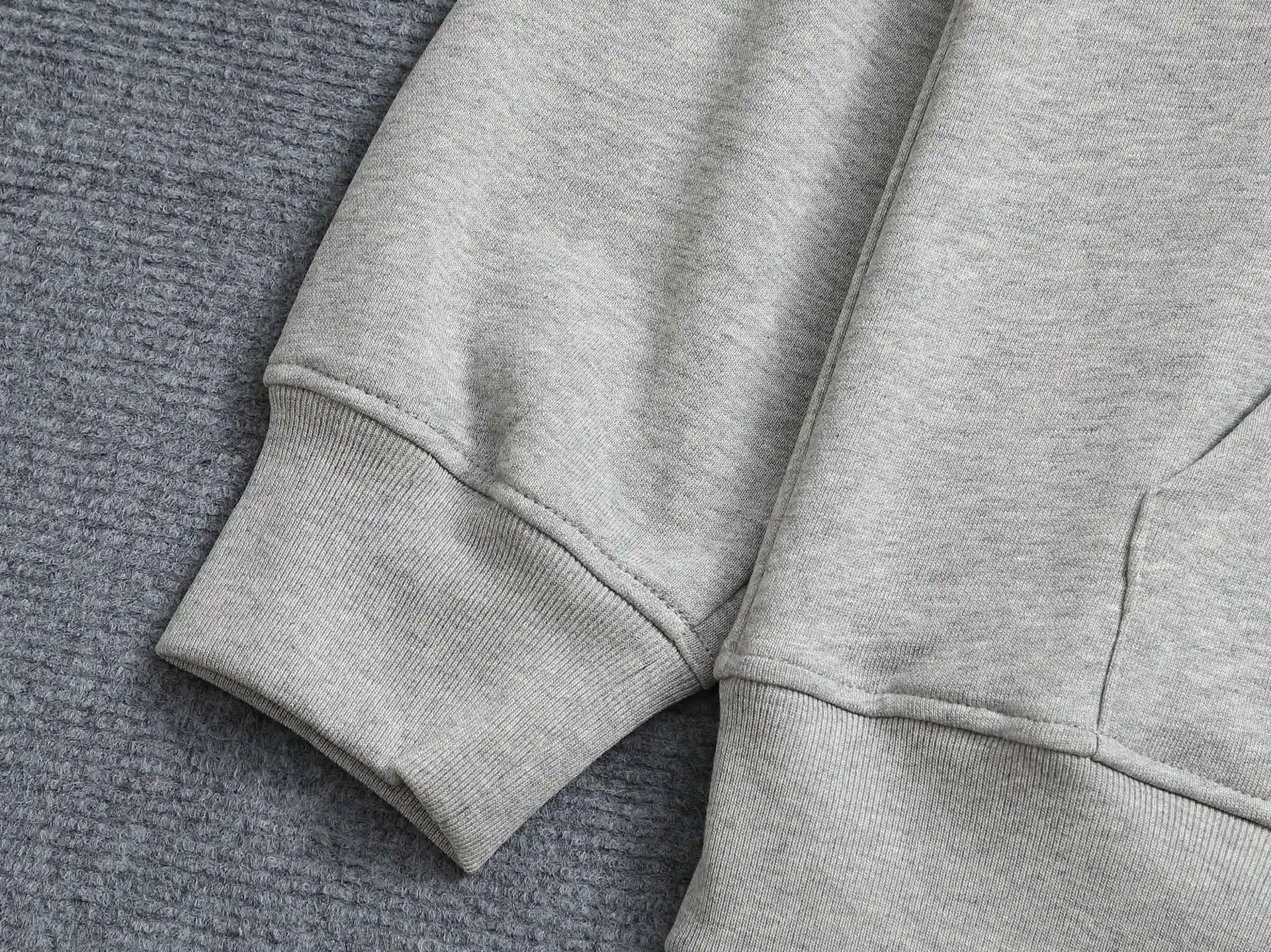 Monogram Embroidered Cotton-Blend Hoodie D19022003 — view 5