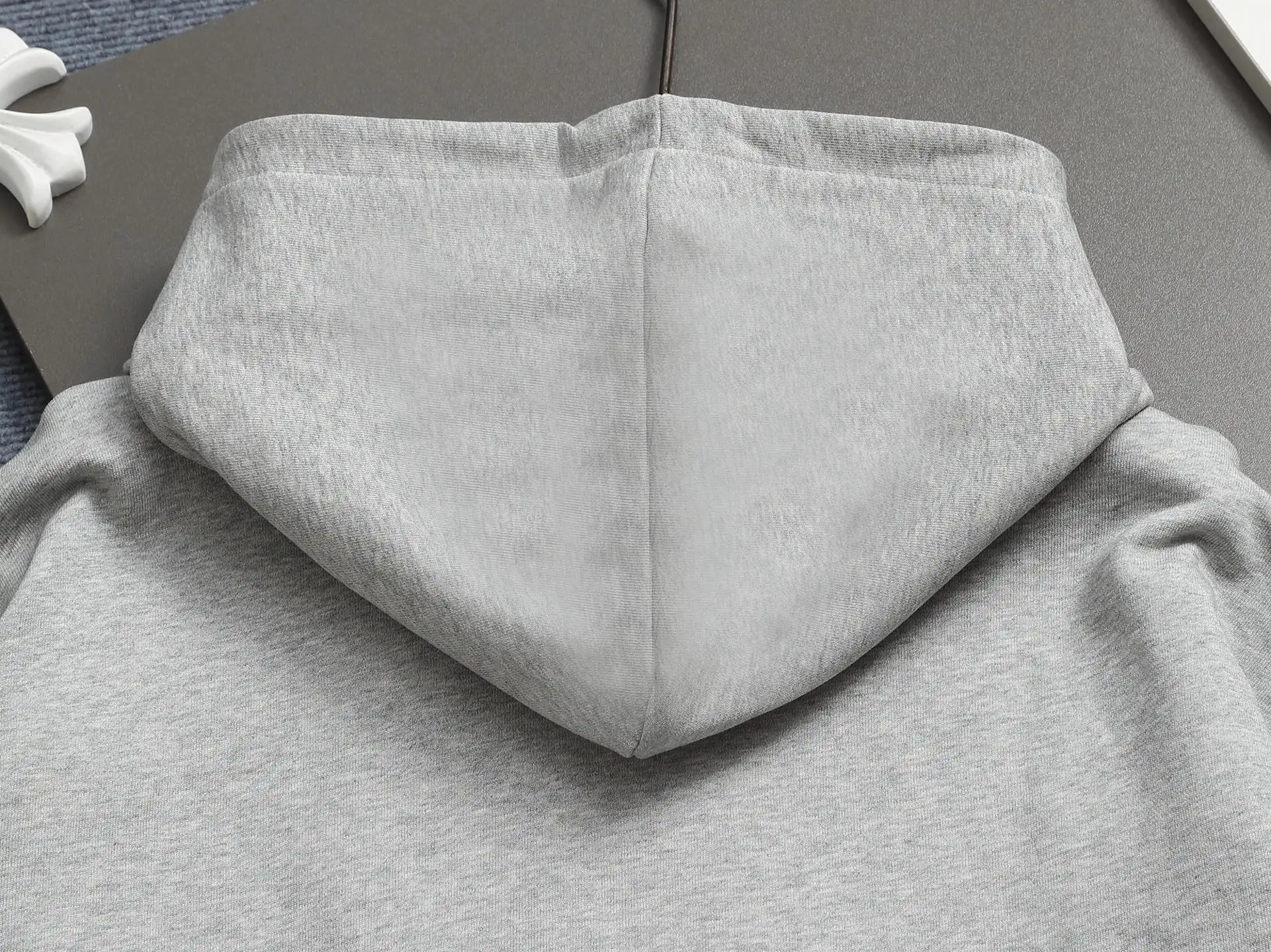 Monogram Embroidered Cotton-Blend Hoodie D19022003 — view 13