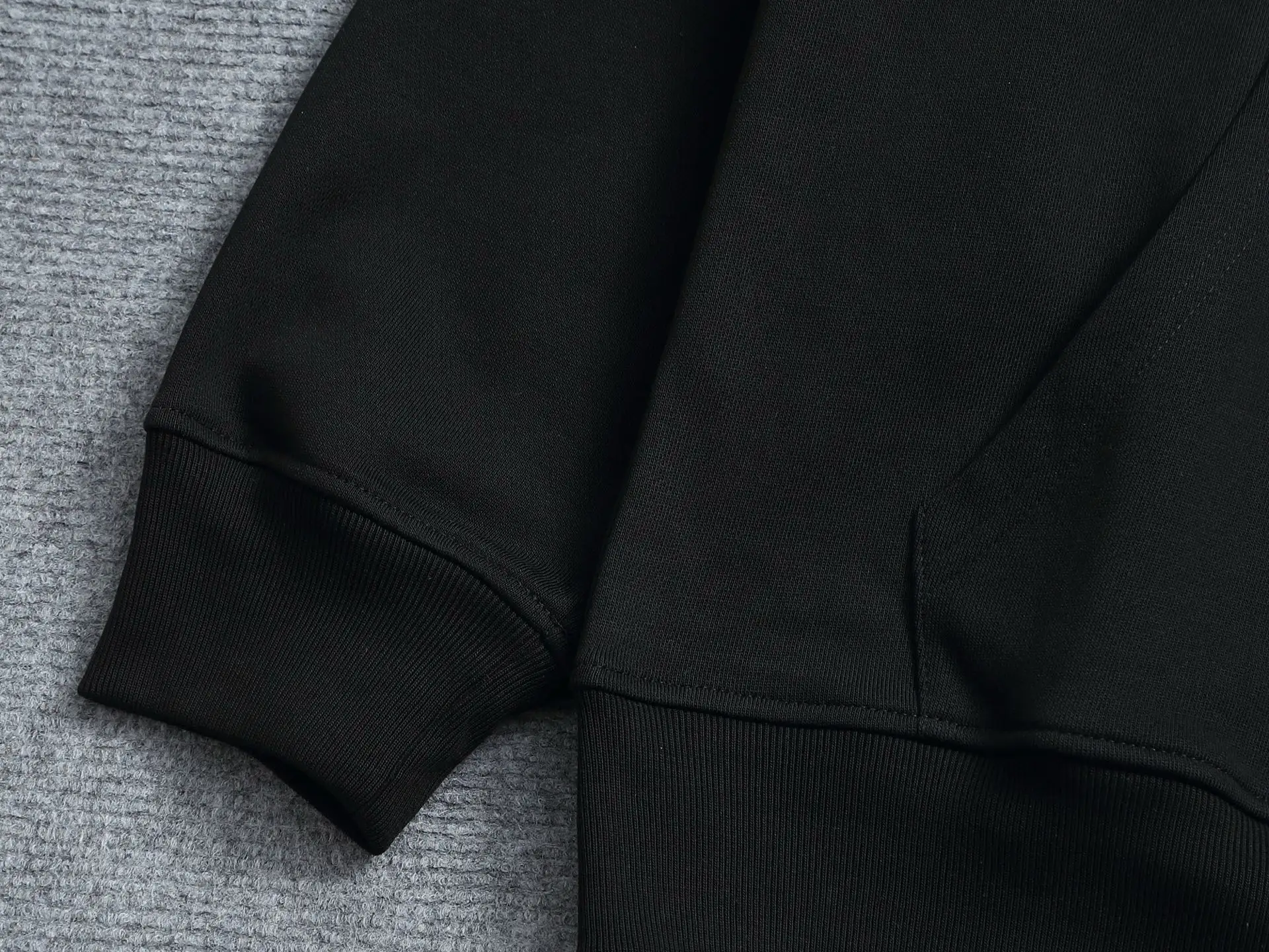 Monogram Embroidered Cotton-Blend Hoodie D19022005 — view 5