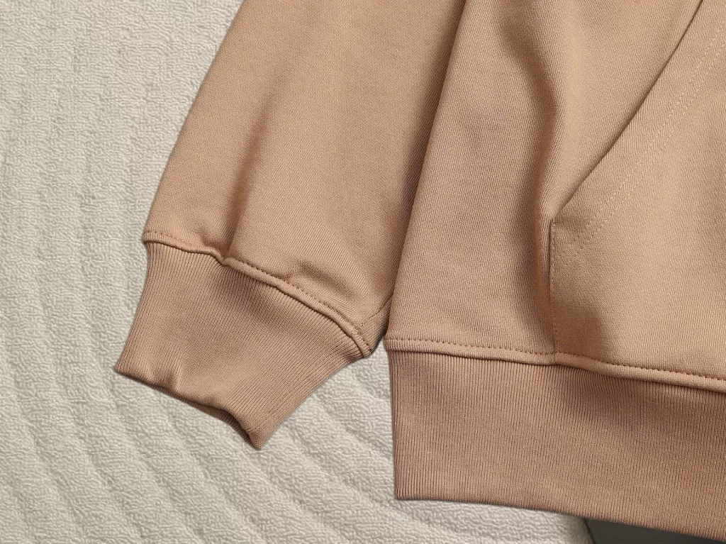 Check-Lined Cotton-Blend Hoodie D19520223 — view 7