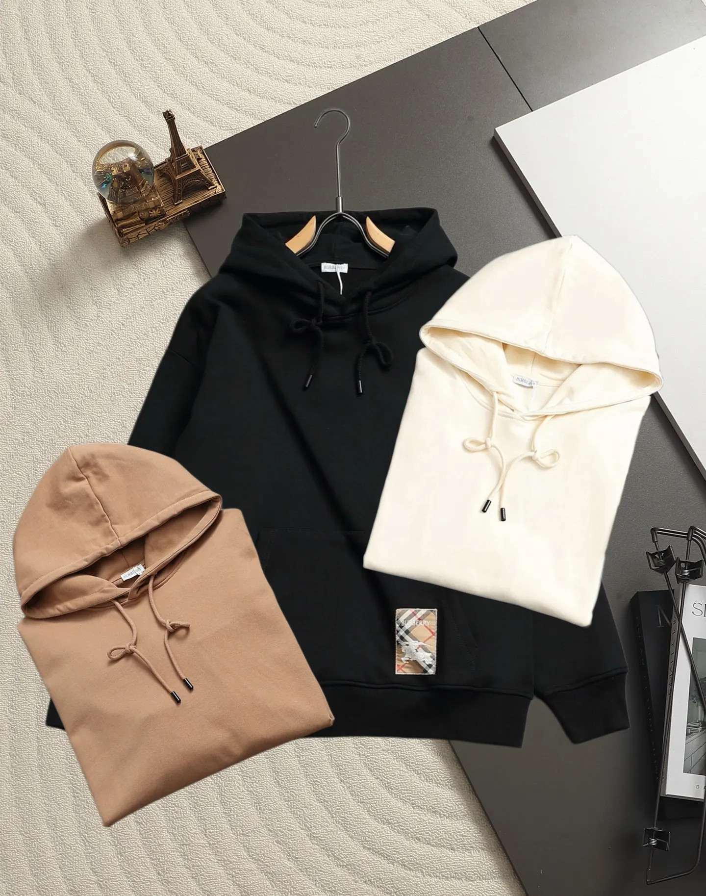 Logo Patch Cotton-Blend Hoodie D19520220 — view 2