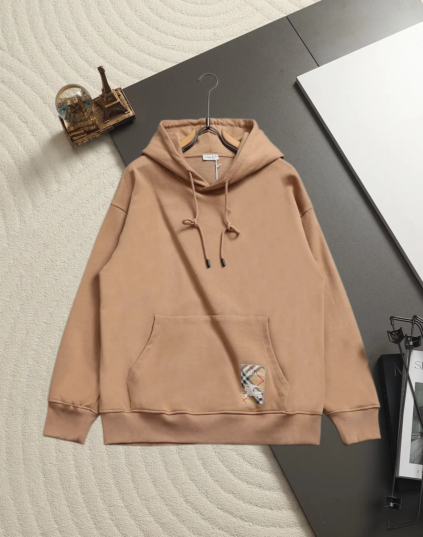 Logo Appliqué Cotton-Blend Hoodie D19520219