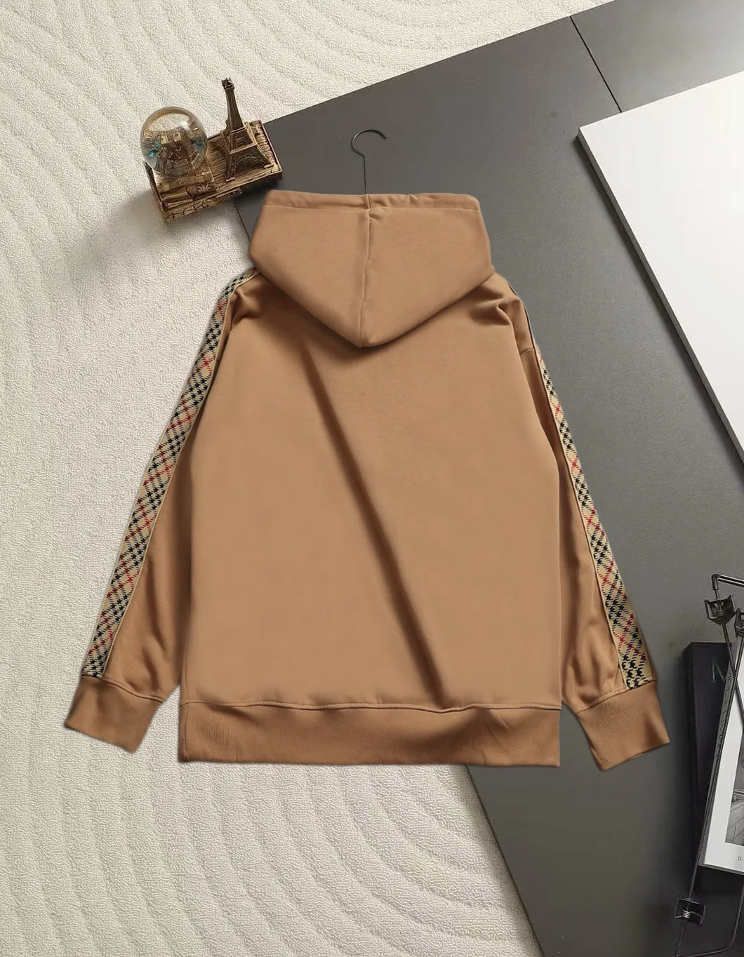 Logo Embroidery Cotton-Blend Hoodie D19520047 — view 9