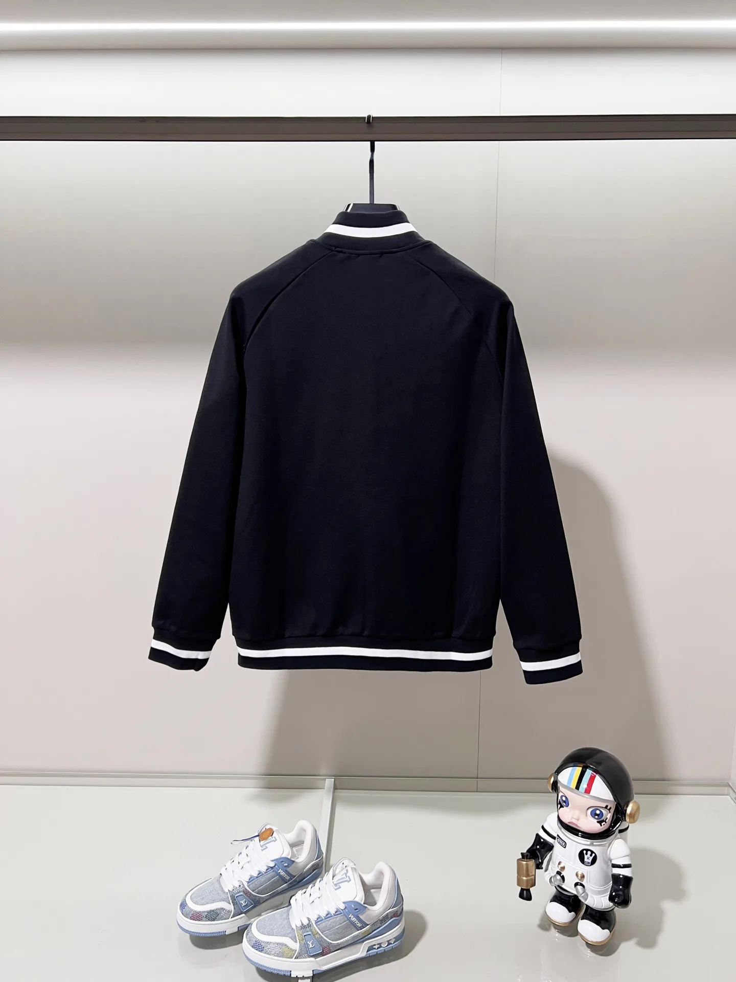 Karl Lagerfeld Patch Zip-Up Track Jacket D19520054 — view 2