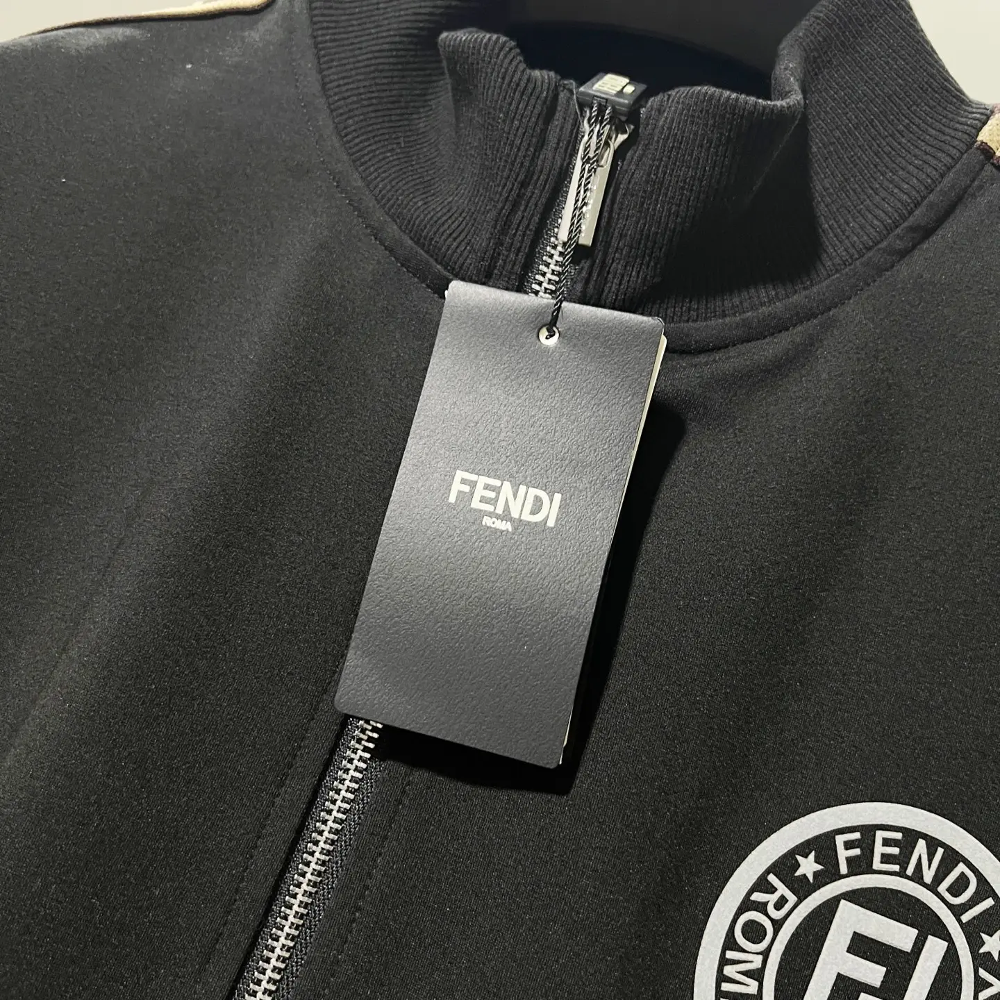 FF Logo Tape Zip-Up Track Jacket D19520052 — view 5