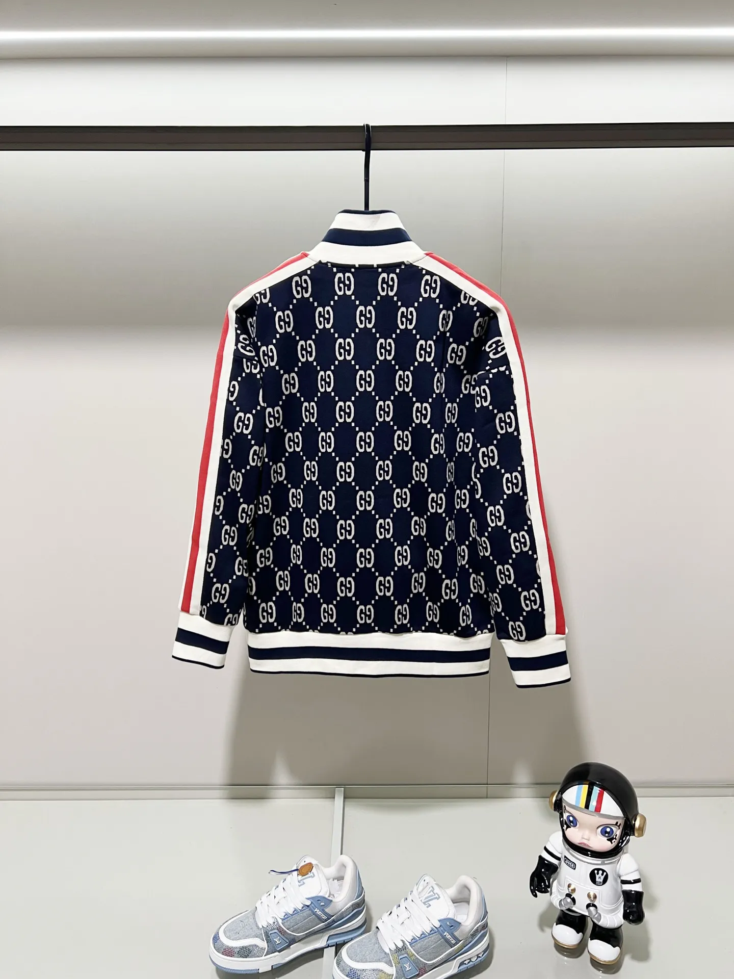 GG Monogram Jacquard Zip-Up Track Jacket D19520077 — view 2