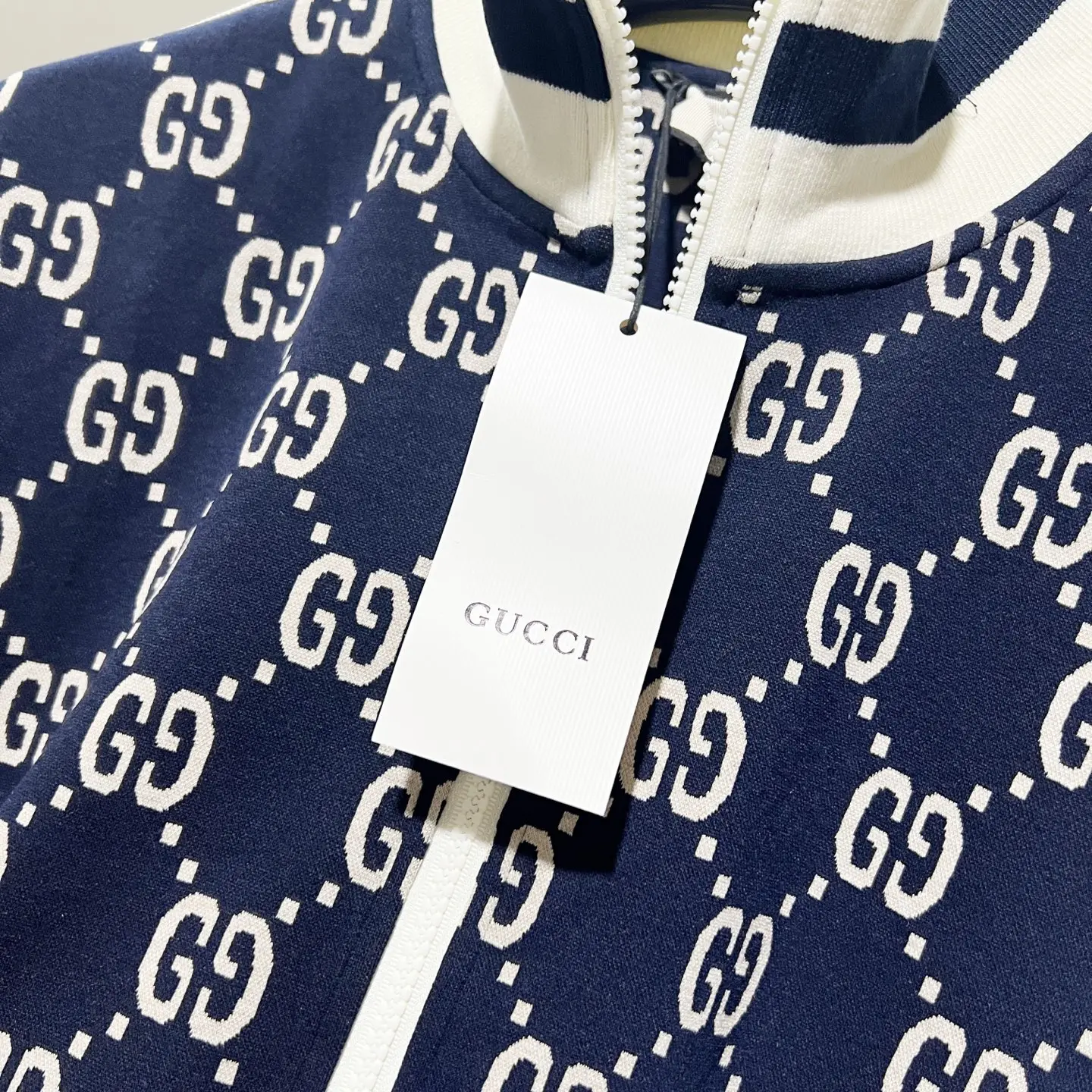 GG Monogram Jacquard Zip-Up Track Jacket D19520077 — view 5