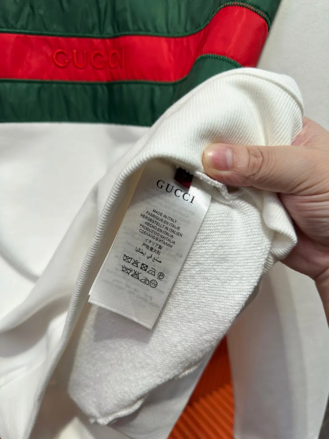 Web Stripe Logo Embroidered Sweatshirt D19522024 — view 13