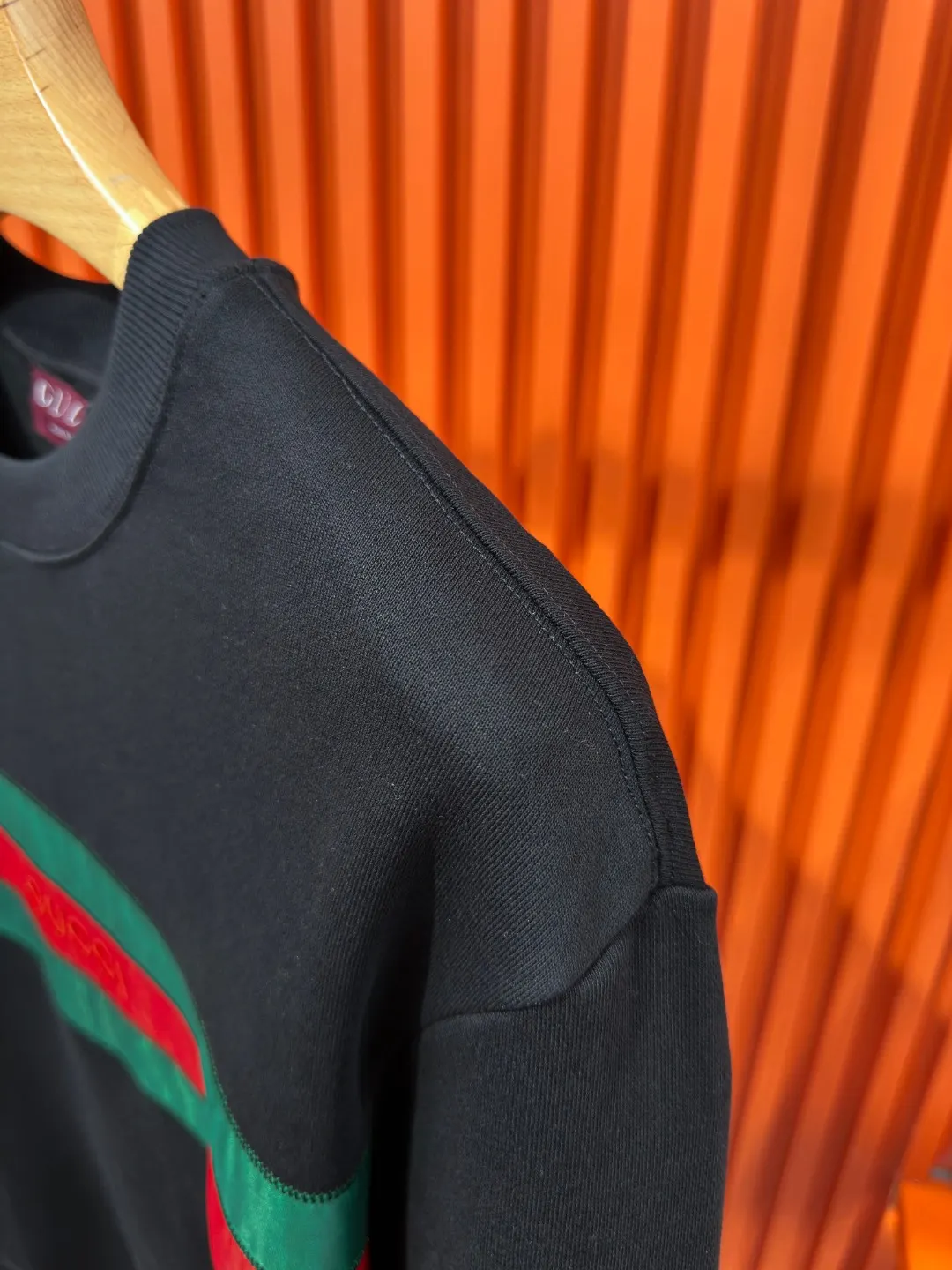 Web Stripe Logo Embroidered Sweatshirt D19522023 — view 8