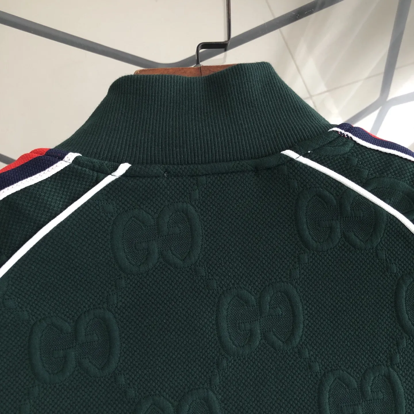 Web-Stripe Monogram Zip-Up Track Jacket D19520085 — view 7