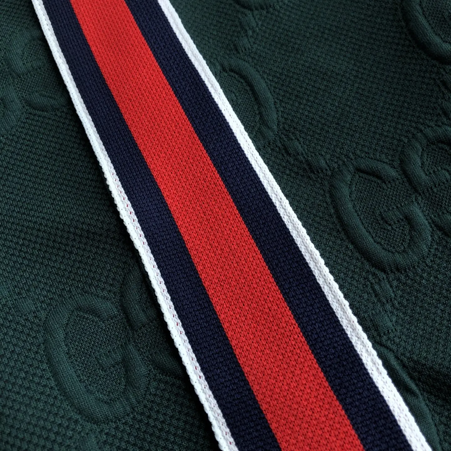 Web-Stripe Monogram Zip-Up Track Jacket D19520085 — view 8