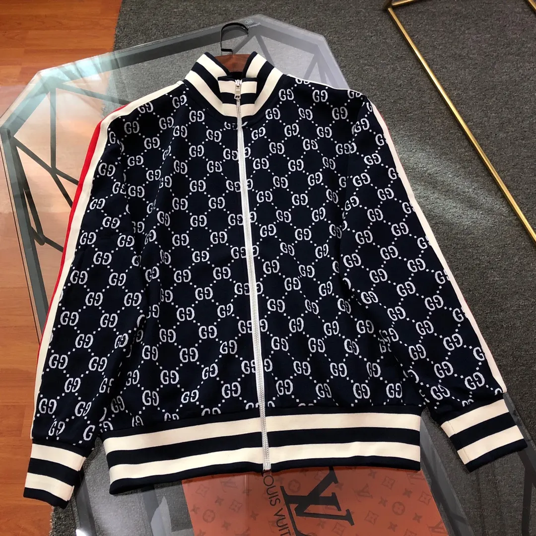 Monogram Print Zip-Up Track Jacket D19520088