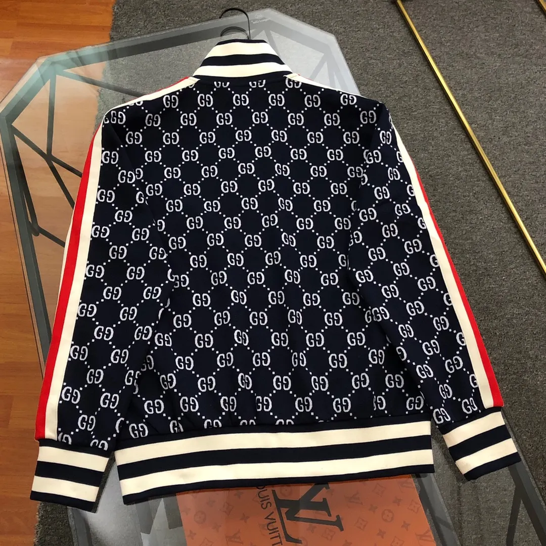 Monogram Print Zip-Up Track Jacket D19520088 — view 2