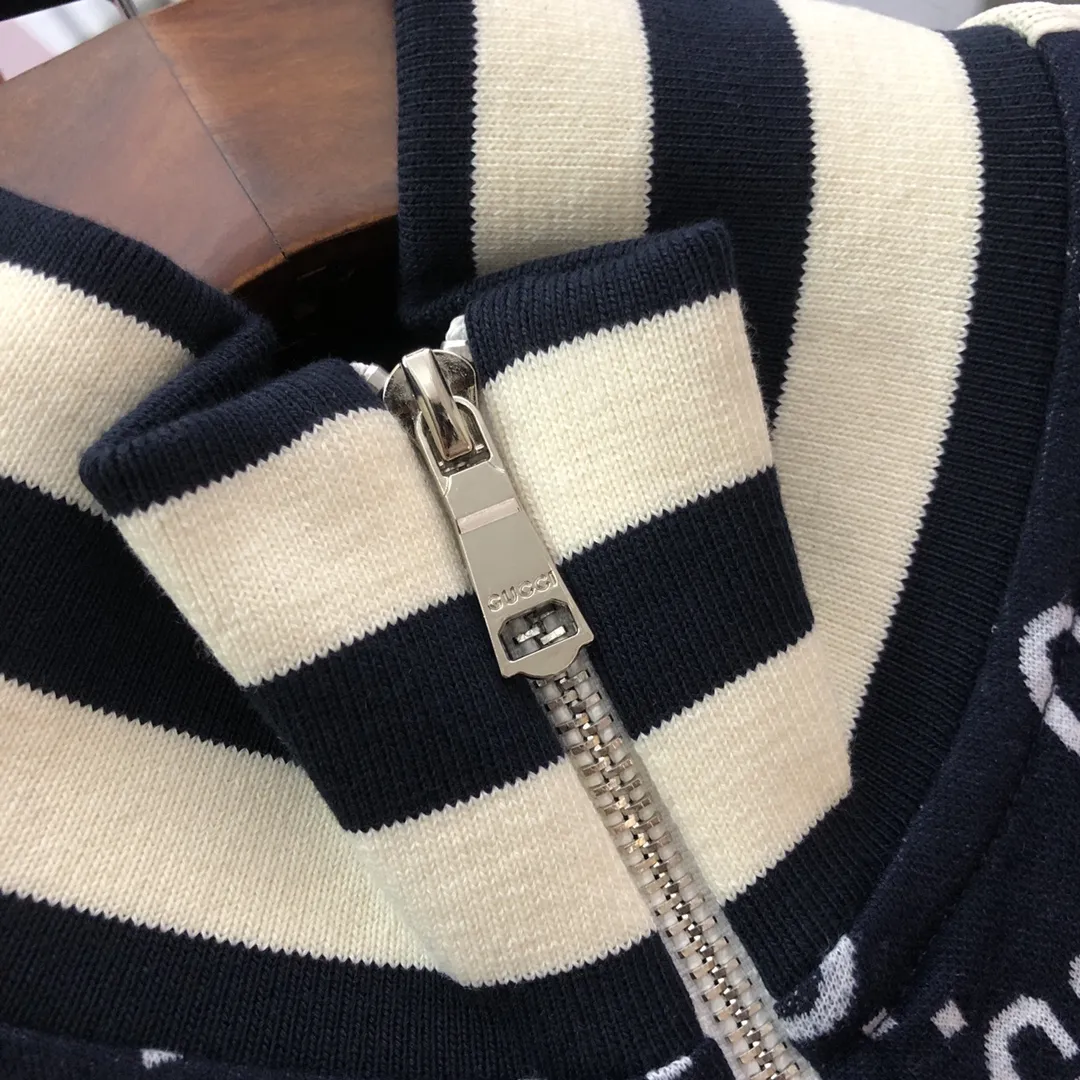 Monogram Print Zip-Up Track Jacket D19520088 — view 3