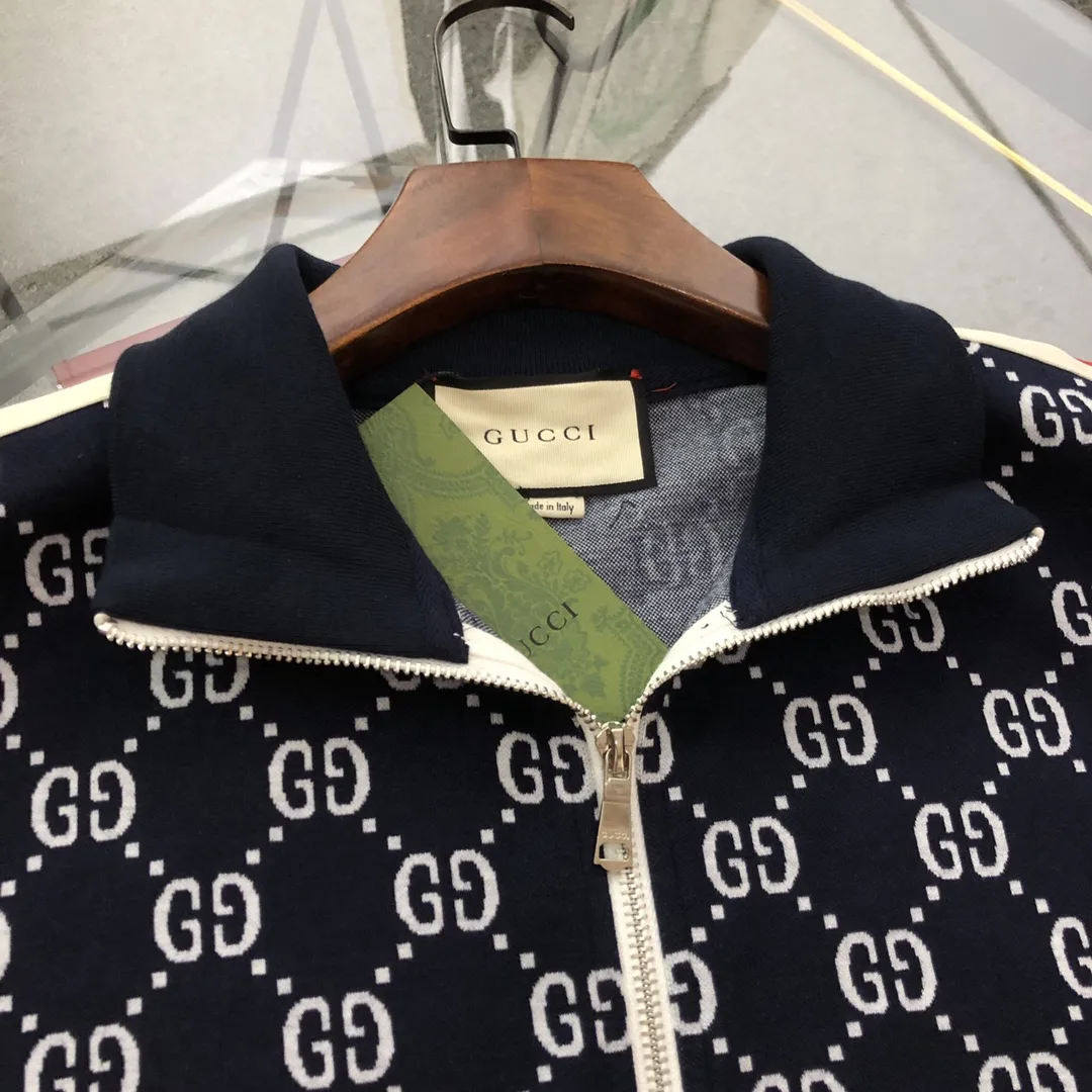 Monogram Print Zip-Up Track Jacket D19520088 — view 4