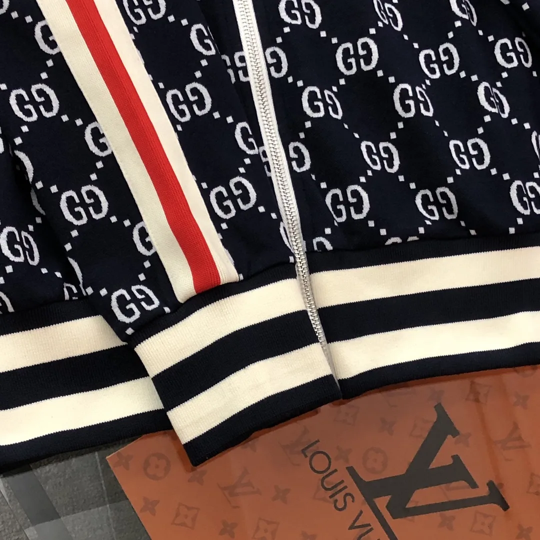 Monogram Print Zip-Up Track Jacket D19520088 — view 6