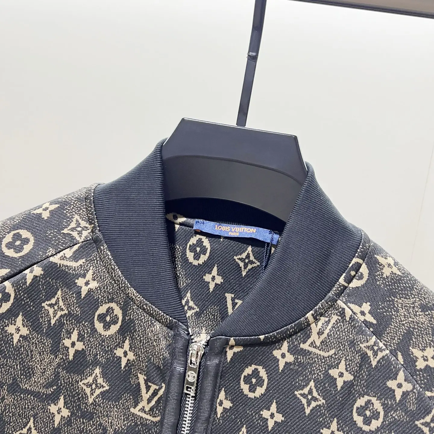 Monogram Print Zip-Up Bomber Jacket D19520061 — view 3