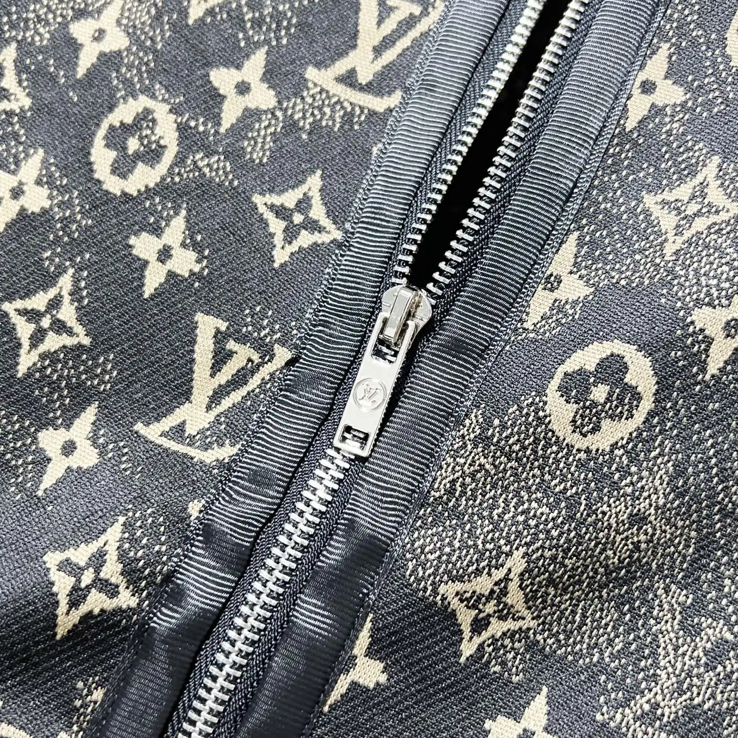 Monogram Print Zip-Up Bomber Jacket D19520061 — view 6