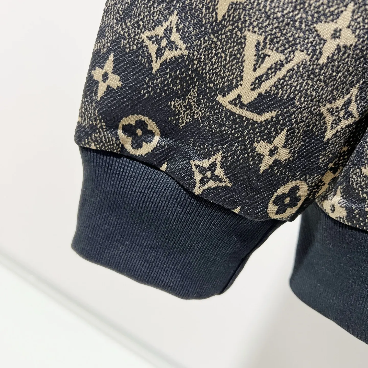 Monogram Print Zip-Up Bomber Jacket D19520061 — view 8