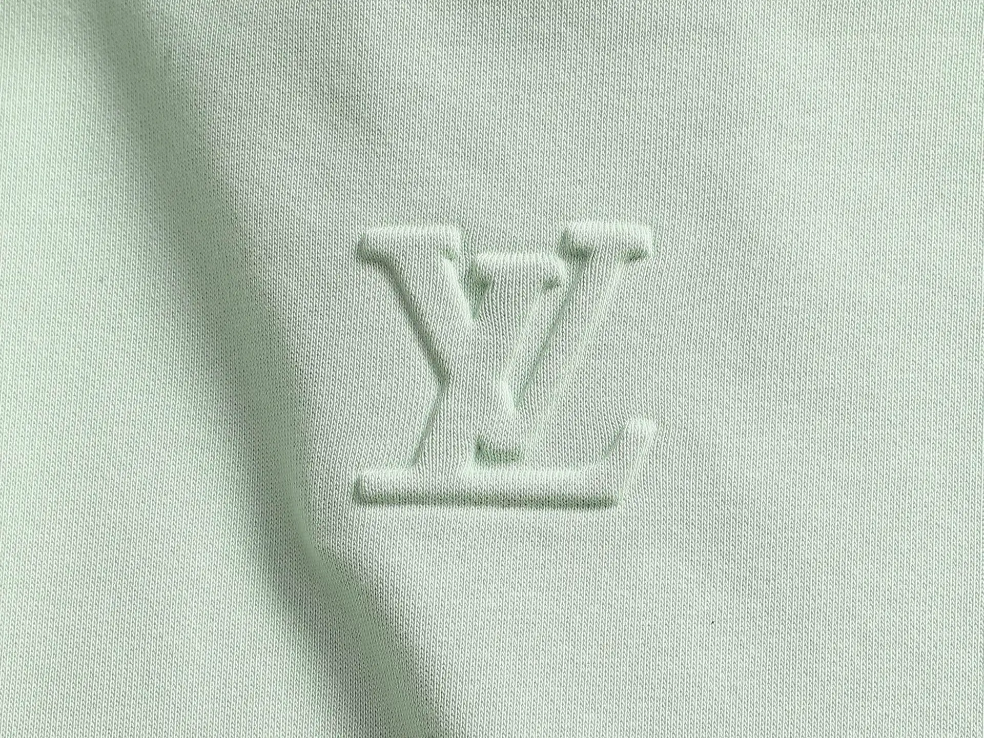 Embossed Logo Cotton-Blend Hoodie D19520043 — view 4