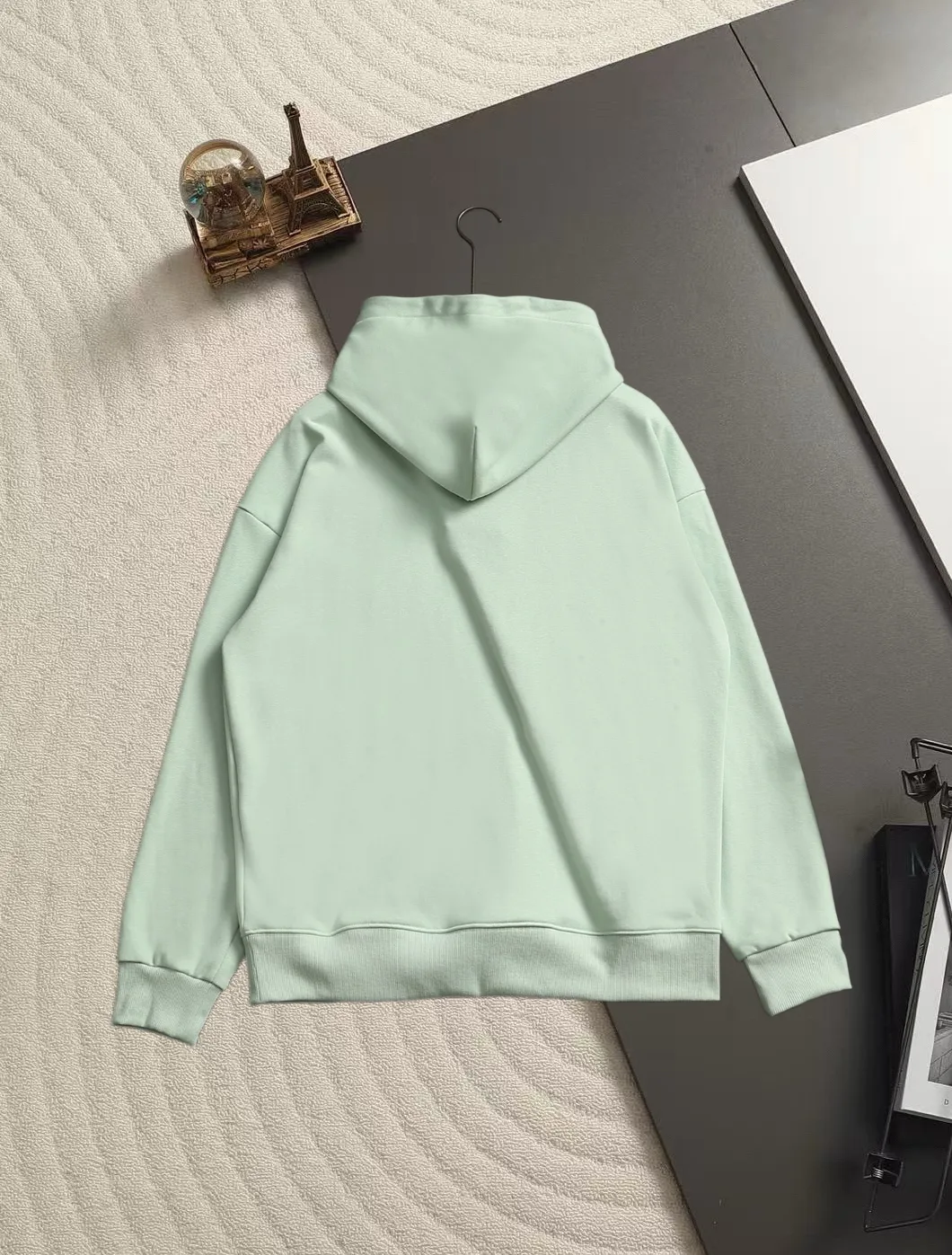 Embossed Logo Cotton-Blend Hoodie D19520043 — view 11