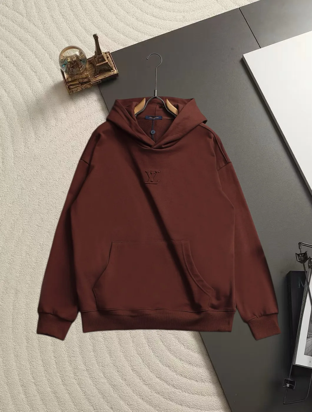 Embossed Logo Cotton-Blend Hoodie D19520045