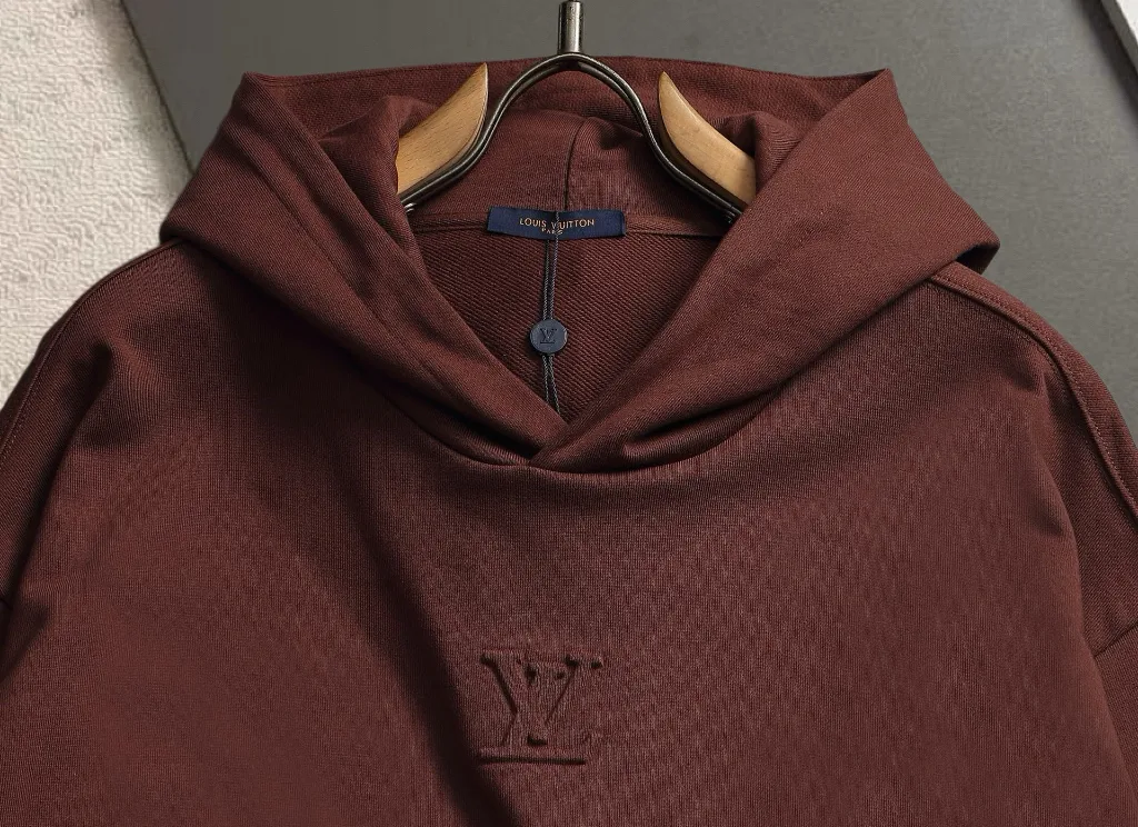 Embossed Logo Cotton-Blend Hoodie D19520045 — view 3