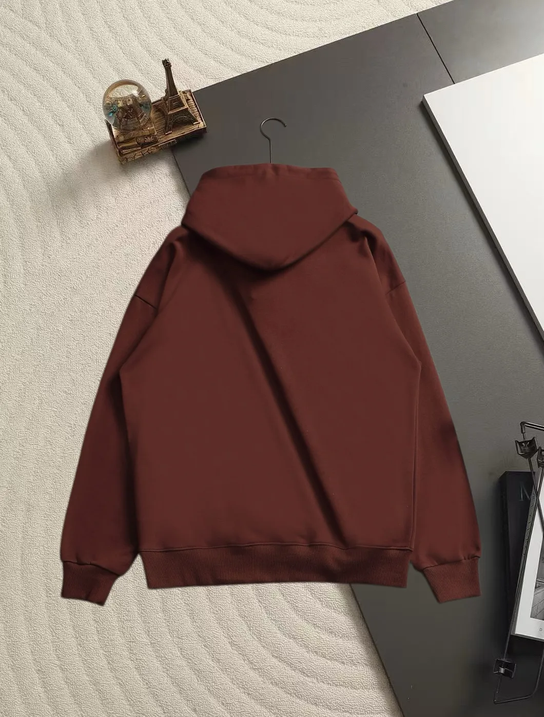 Embossed Logo Cotton-Blend Hoodie D19520045 — view 10