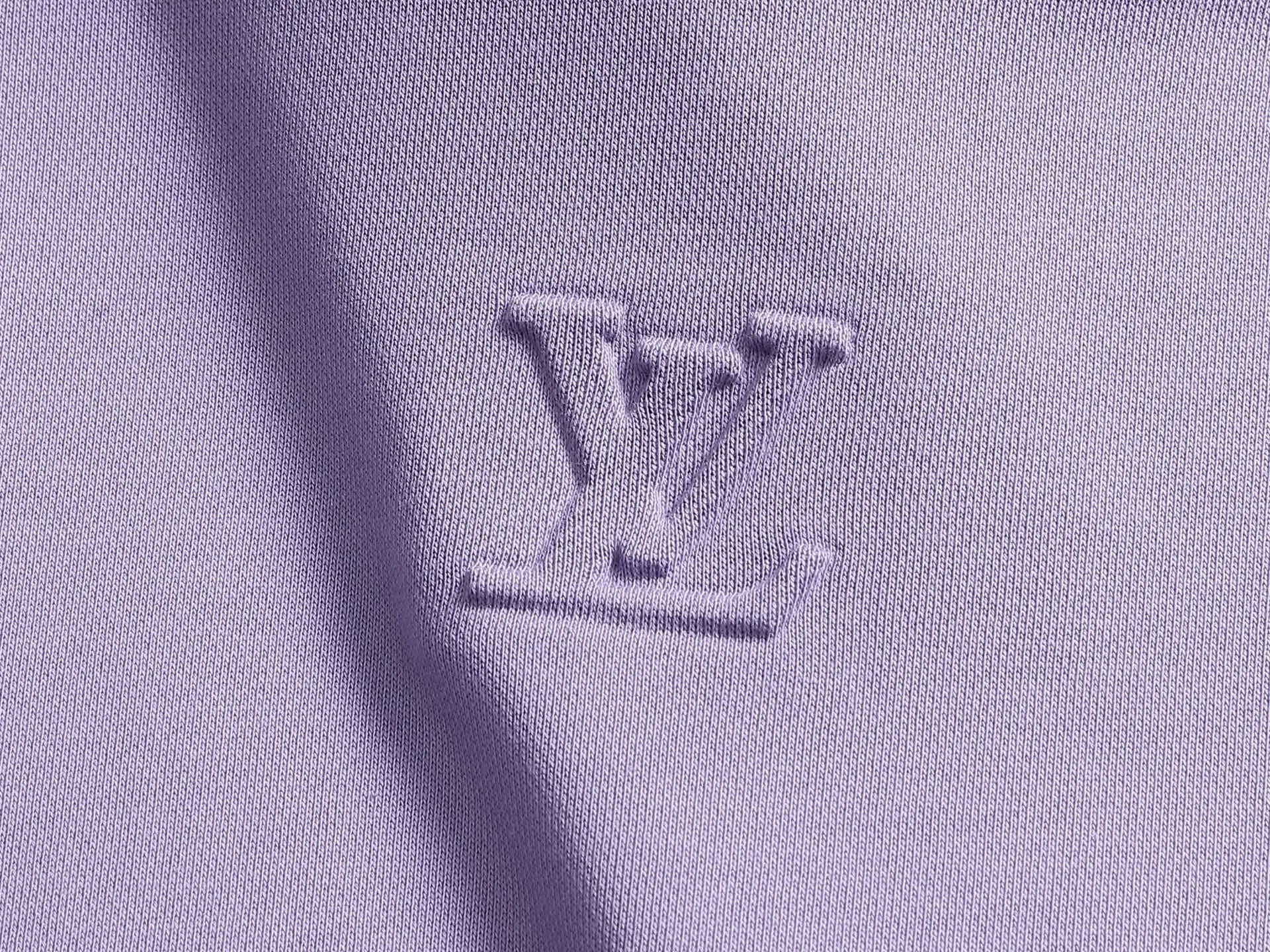 Embossed Logo Cotton-Blend Hoodie D19520044 — view 4