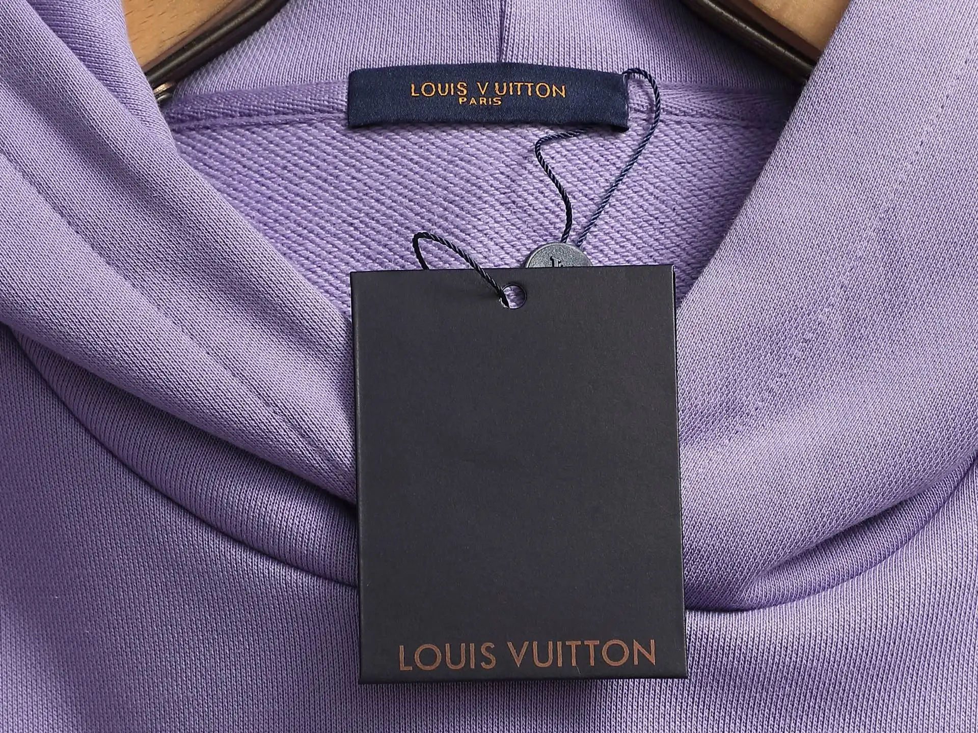 Embossed Logo Cotton-Blend Hoodie D19520044 — view 6