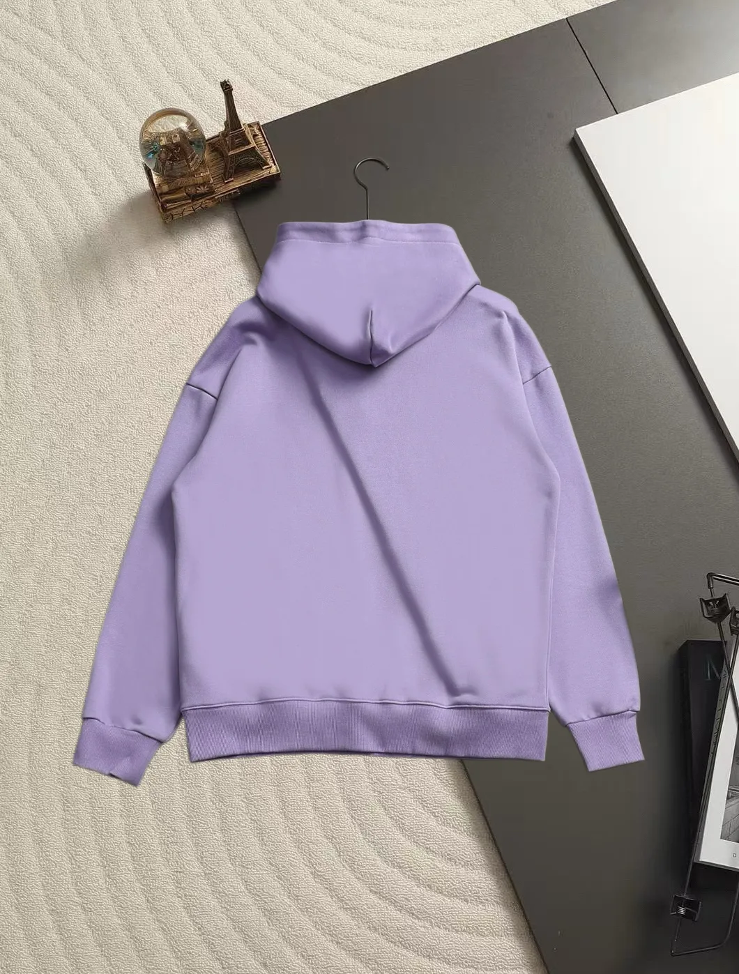 Embossed Logo Cotton-Blend Hoodie D19520044 — view 11