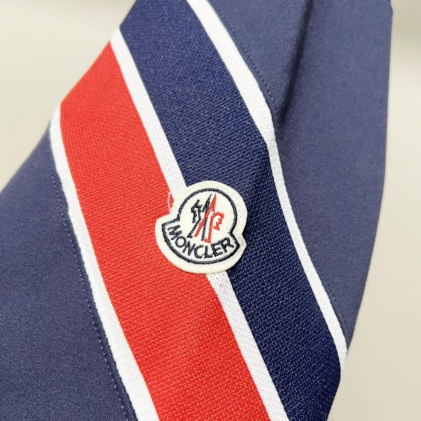 Logo-Patch Striped Zip-Up Track Jacket D19520069 — view 6