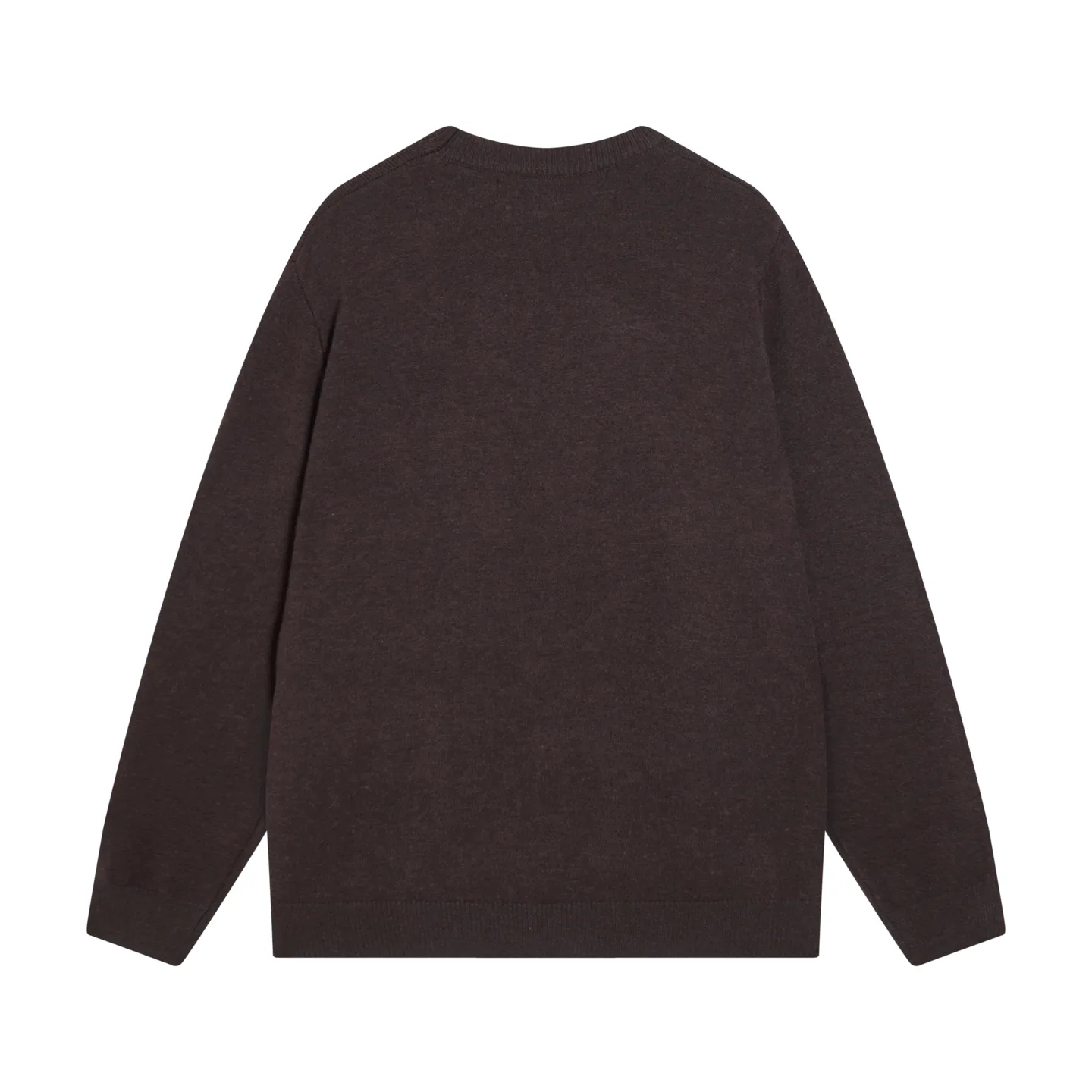 Logo-Embroidered Wool Crew-Neck Sweater D20022051 — view 2