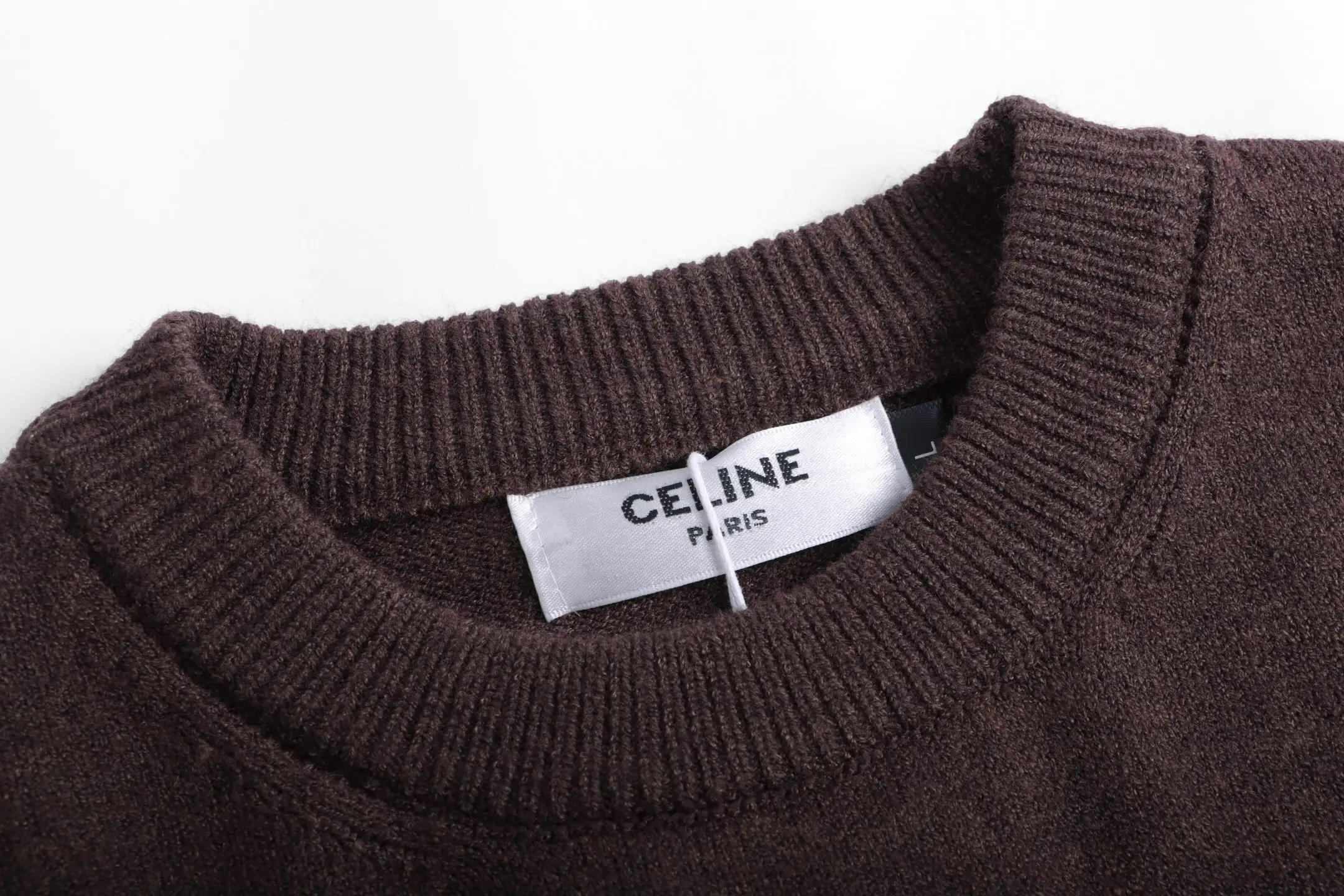 Logo-Embroidered Wool Crew-Neck Sweater D20022051 — view 7