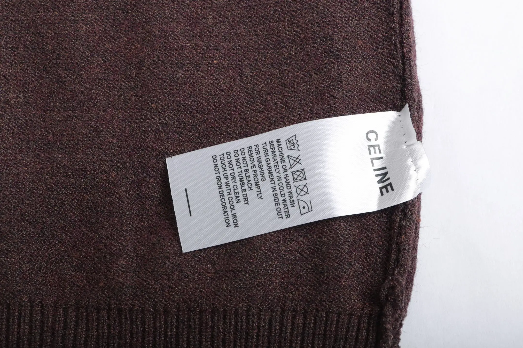 Logo-Embroidered Wool Crew-Neck Sweater D20022051 — view 9