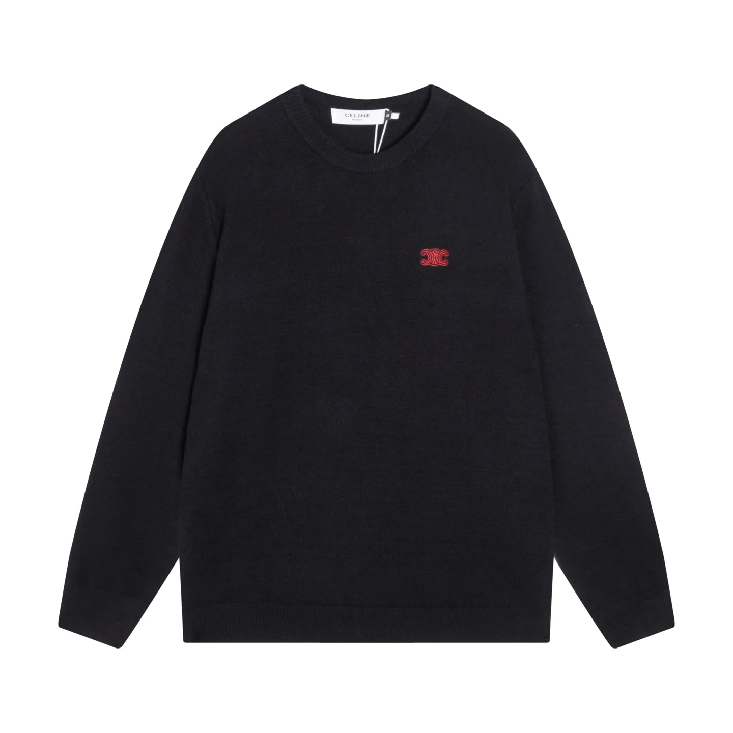 Triomphe Logo Embroidered Wool Sweater D20022052