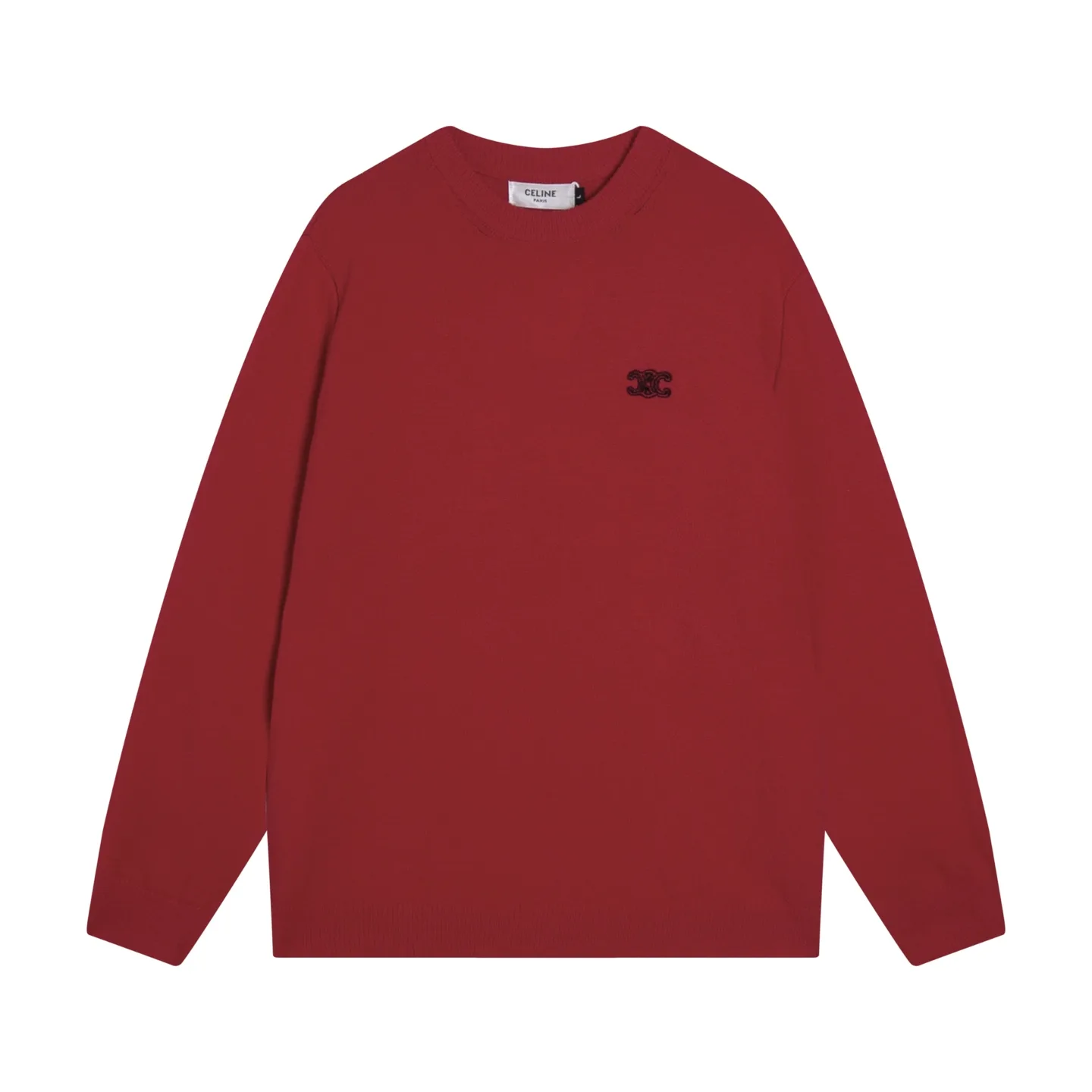 Triomphe Logo Embroidered Wool Sweater D20022048