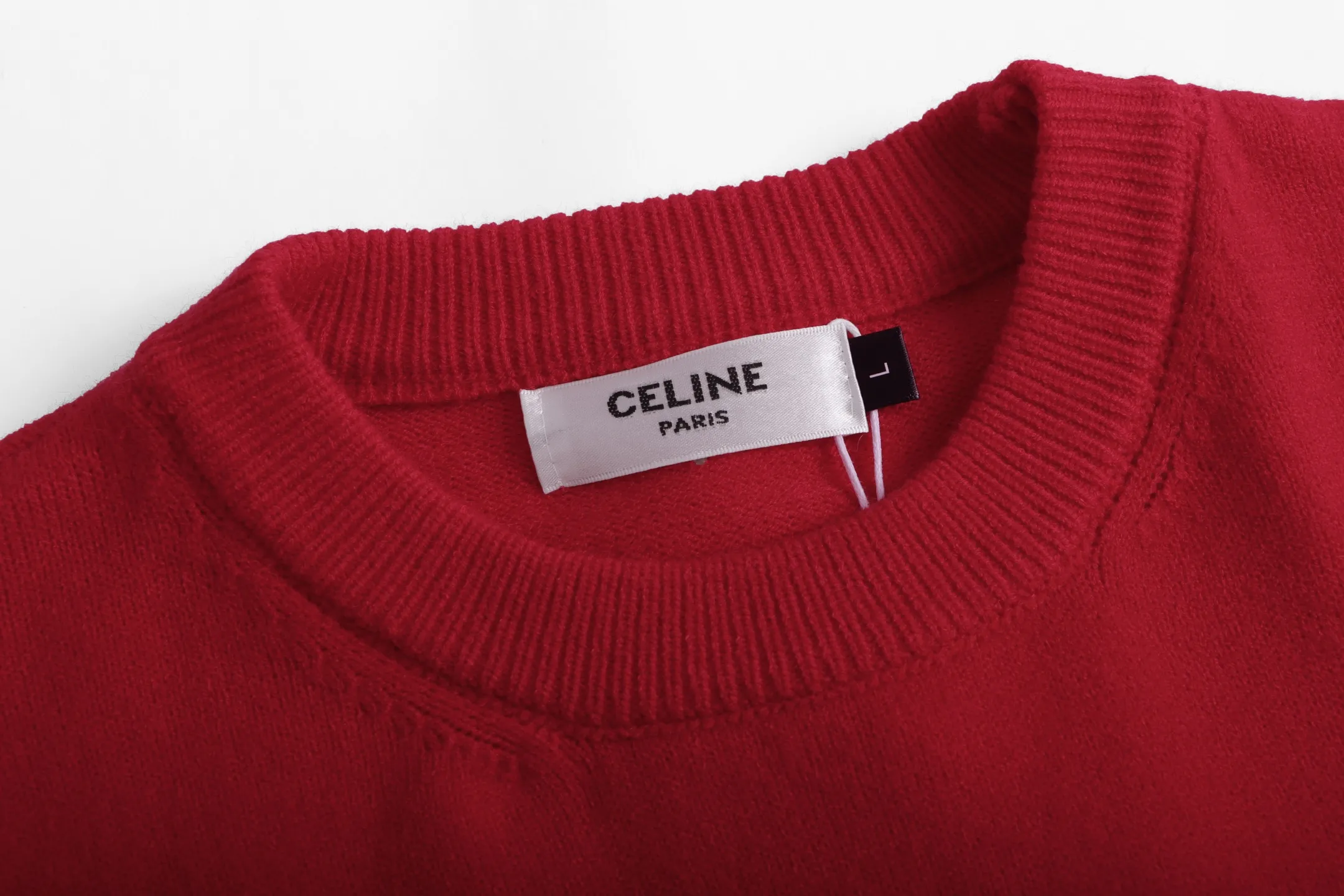 Triomphe Logo Embroidered Wool Sweater D20022048 — view 4