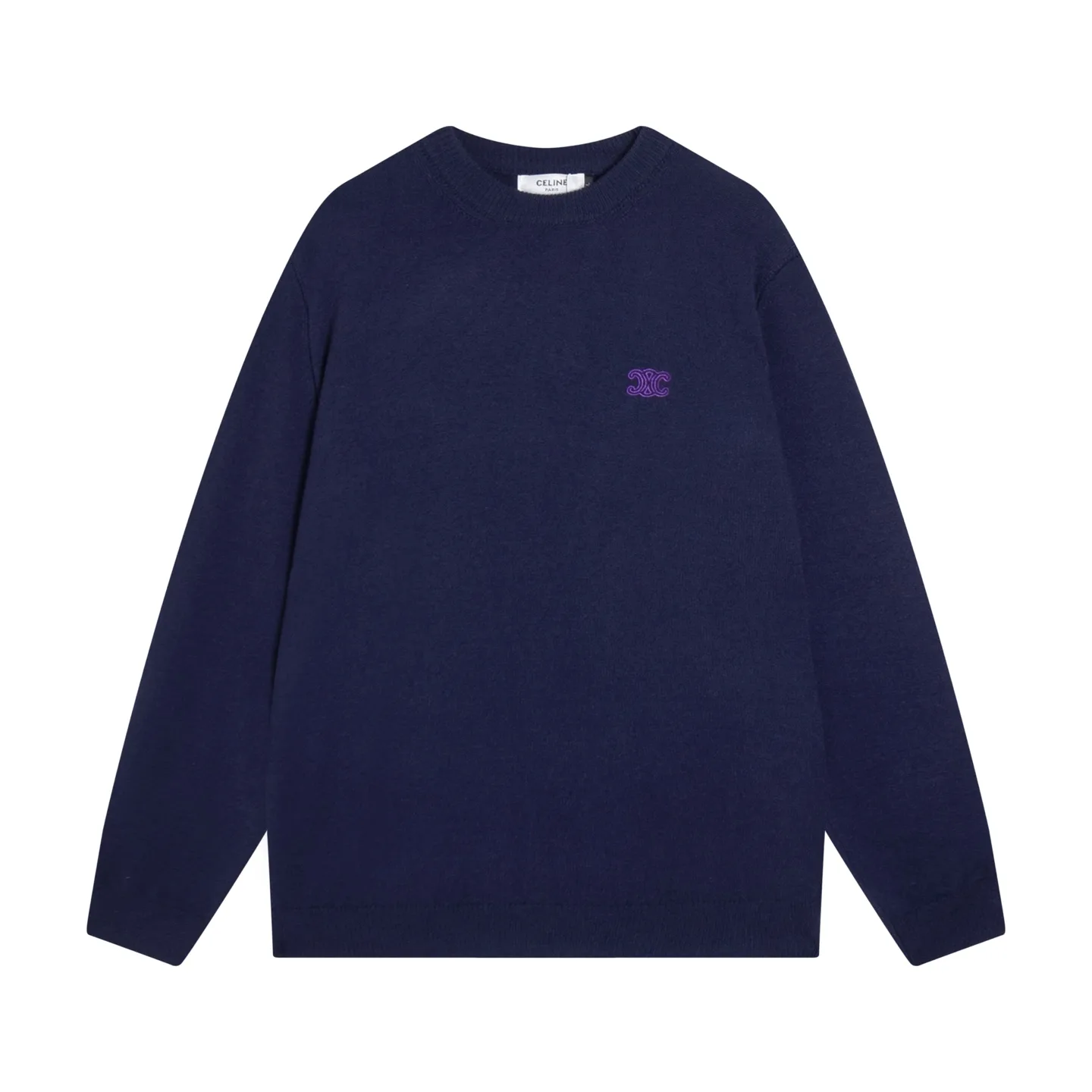 Logo-Embroidered Wool Crew-Neck Sweater D20022050