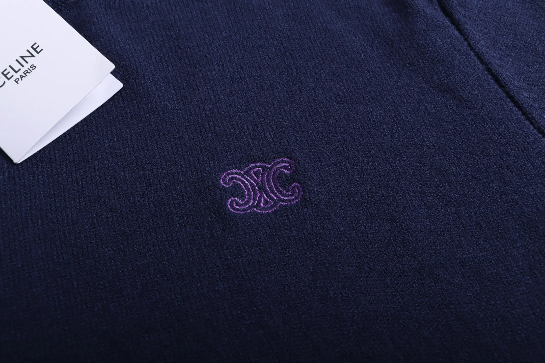 Logo-Embroidered Wool Crew-Neck Sweater D20022050 — view 8