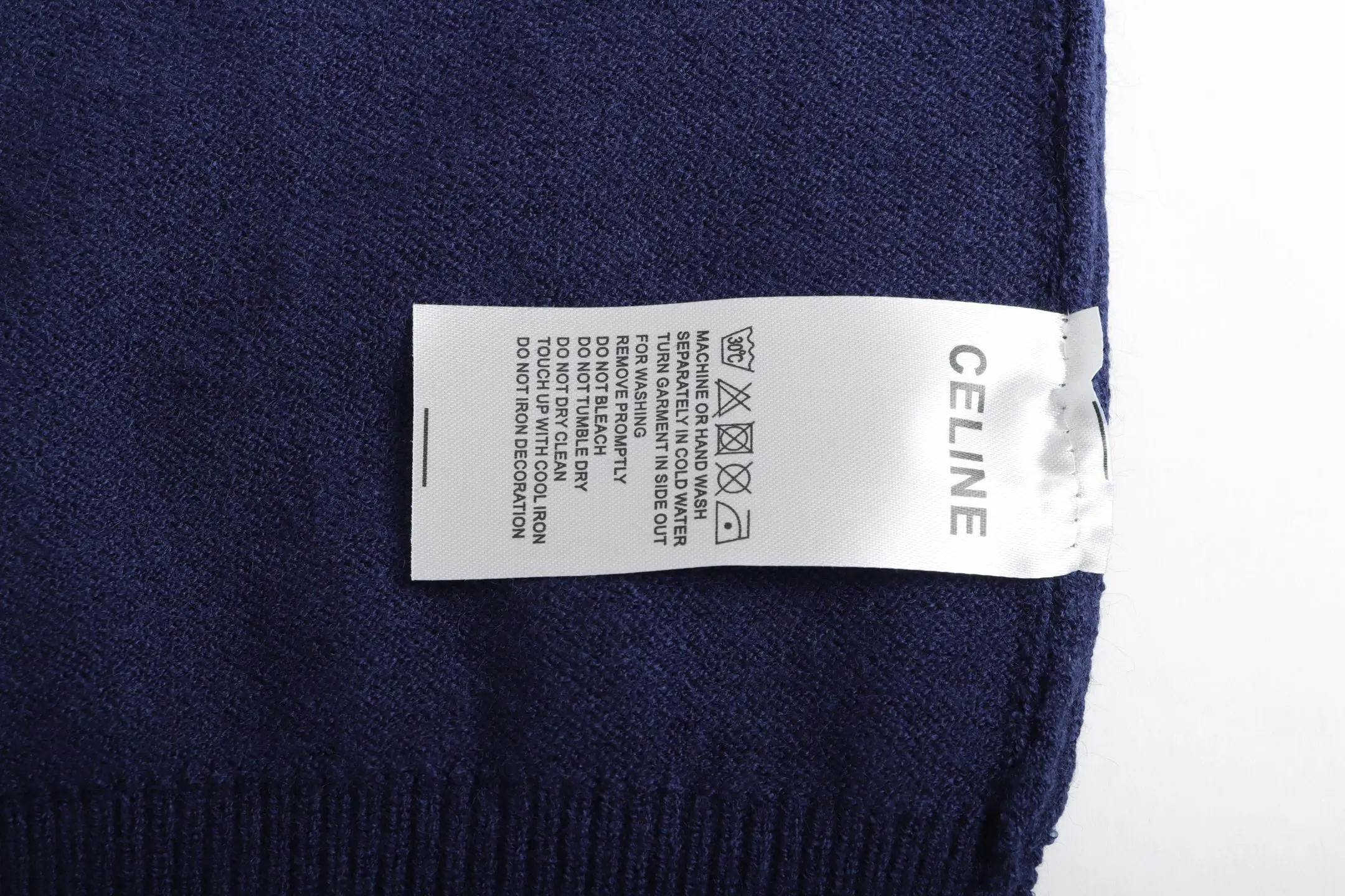 Logo-Embroidered Wool Crew-Neck Sweater D20022050 — view 9