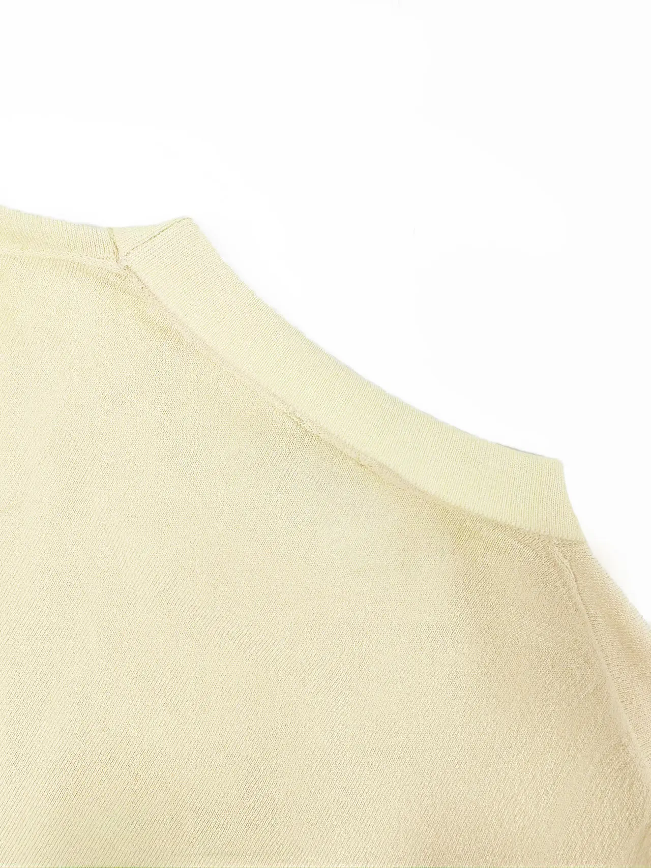 Anagram Embroidered Short-Sleeve Merino Wool Sweater D20021404 — view 4
