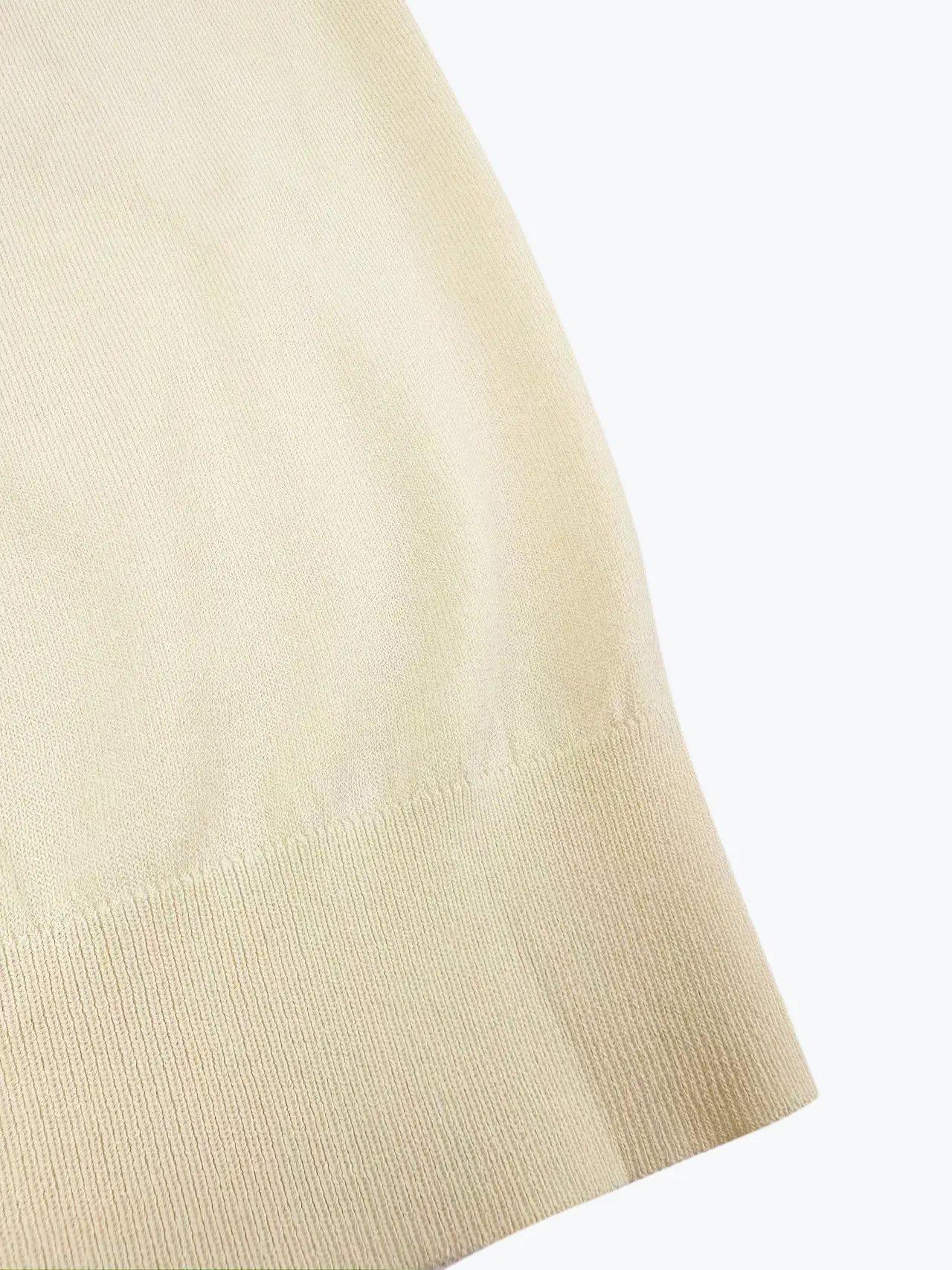 Anagram Embroidered Short-Sleeve Merino Wool Sweater D20021404 — view 8