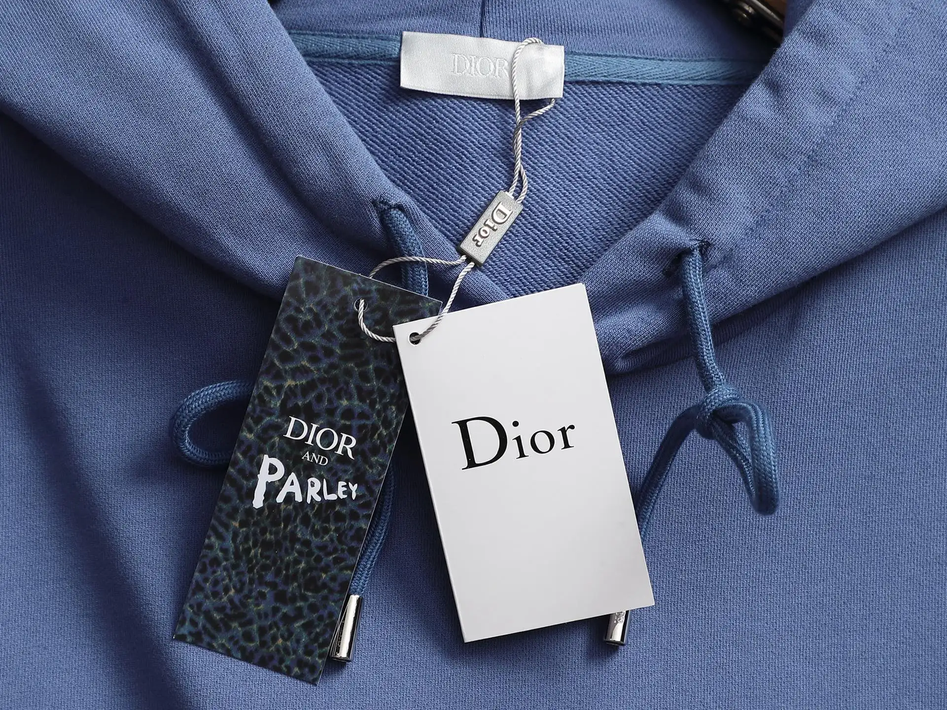 Logo Embroidery Cotton-Blend Hoodie D20022017 — view 7