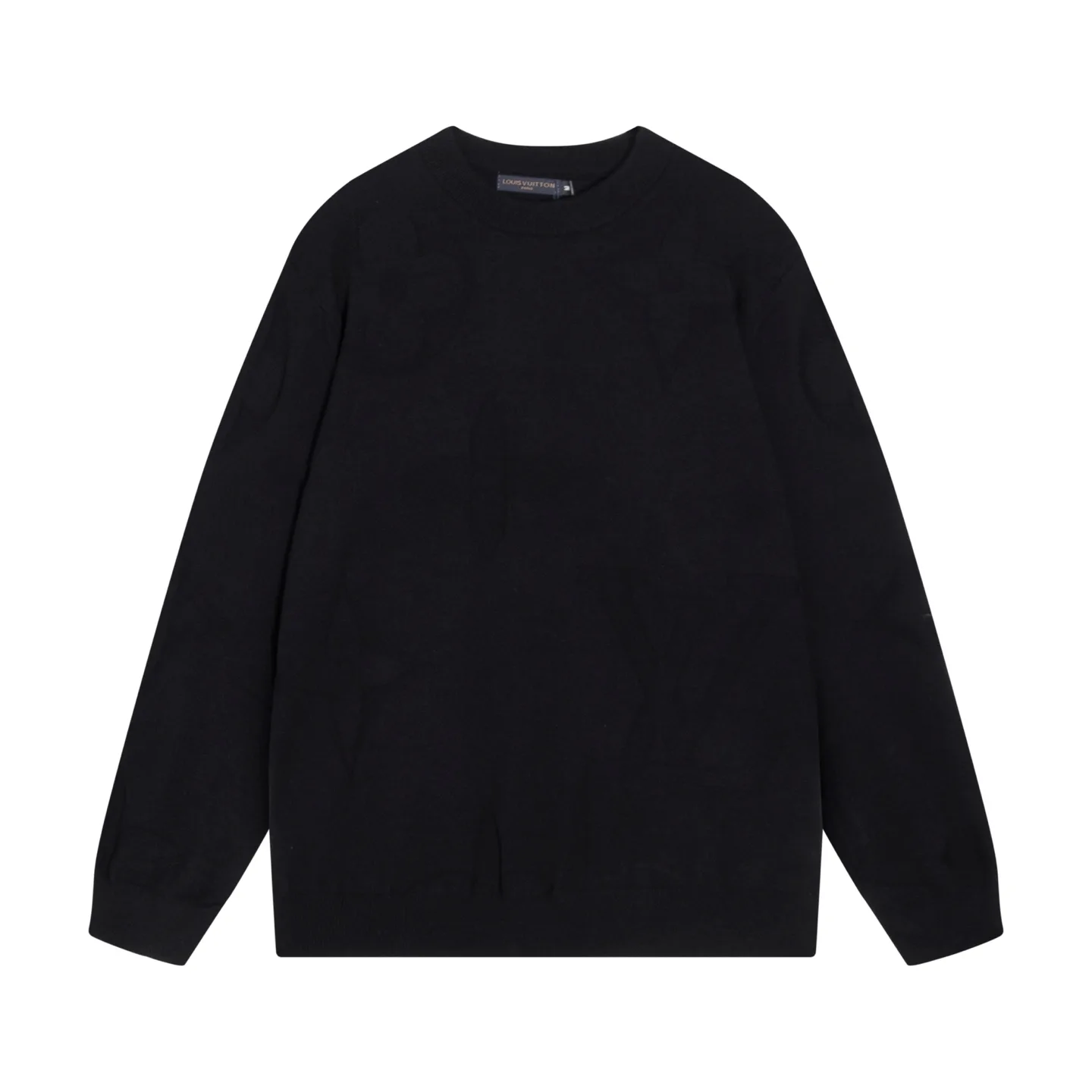 Monogram Intarsia Wool Crew-Neck Sweater D20022053
