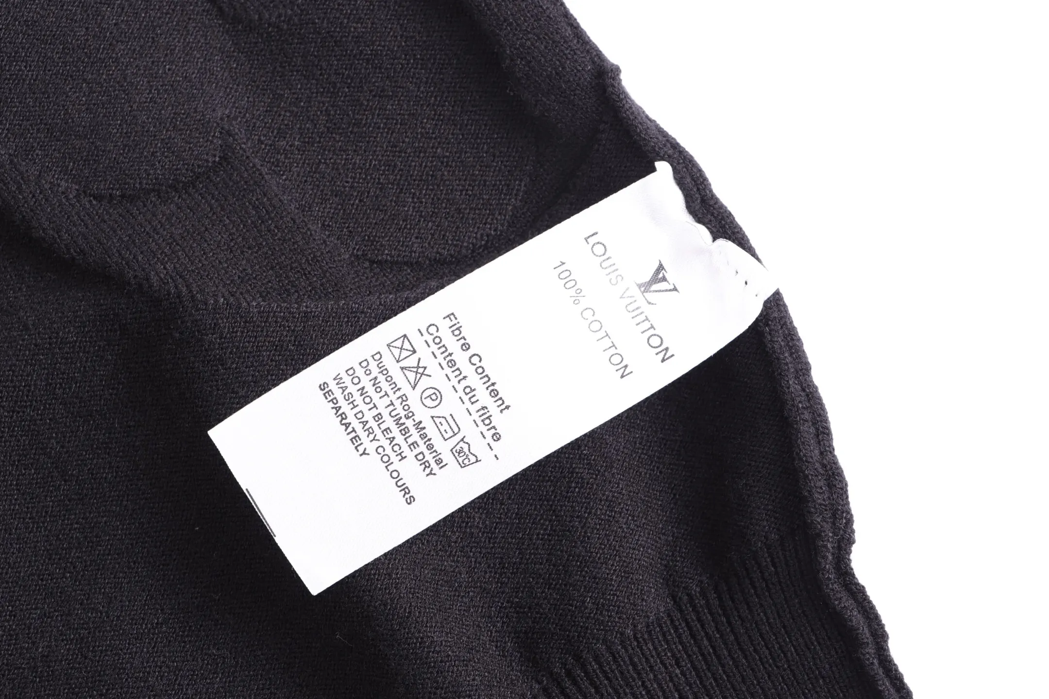 Monogram Intarsia Wool Crew-Neck Sweater D20022053 — view 7